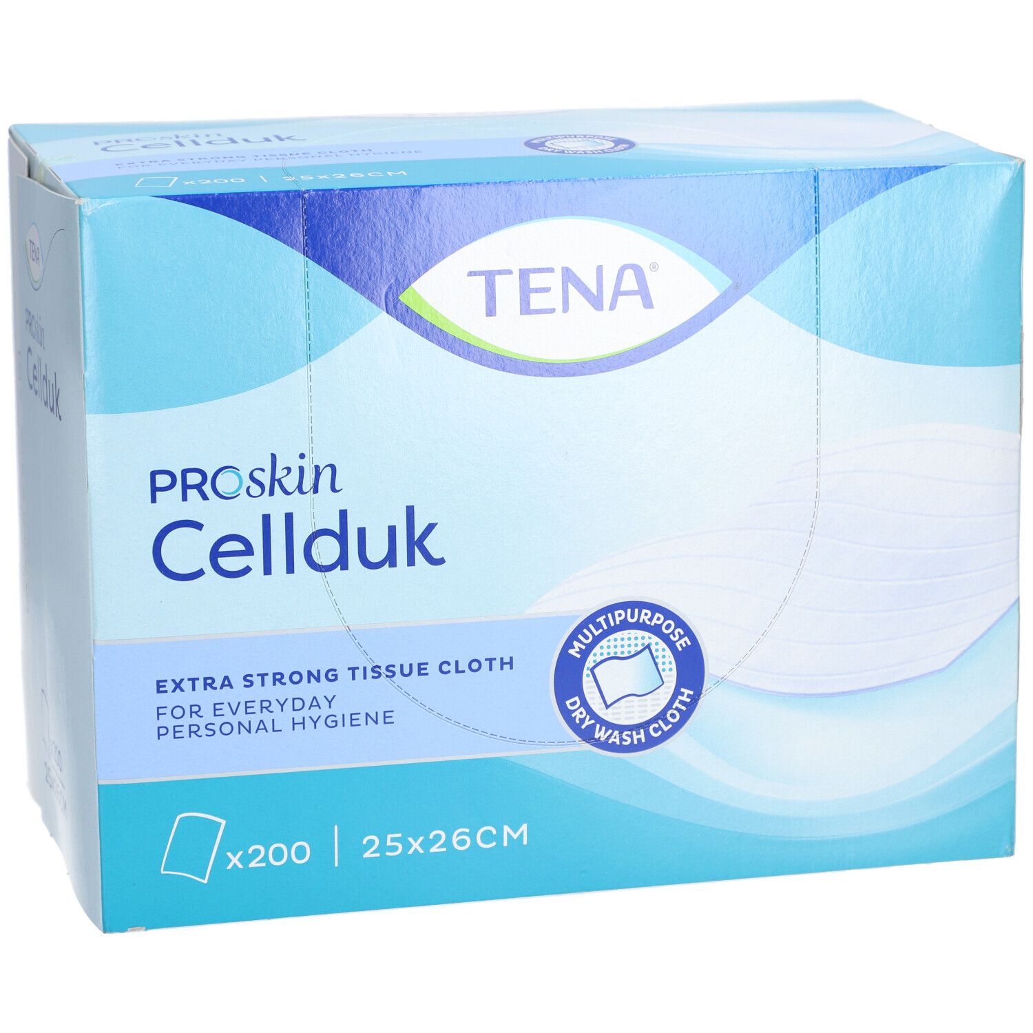 TENA Proskin Cellduk Lingettes 25 x 26cm