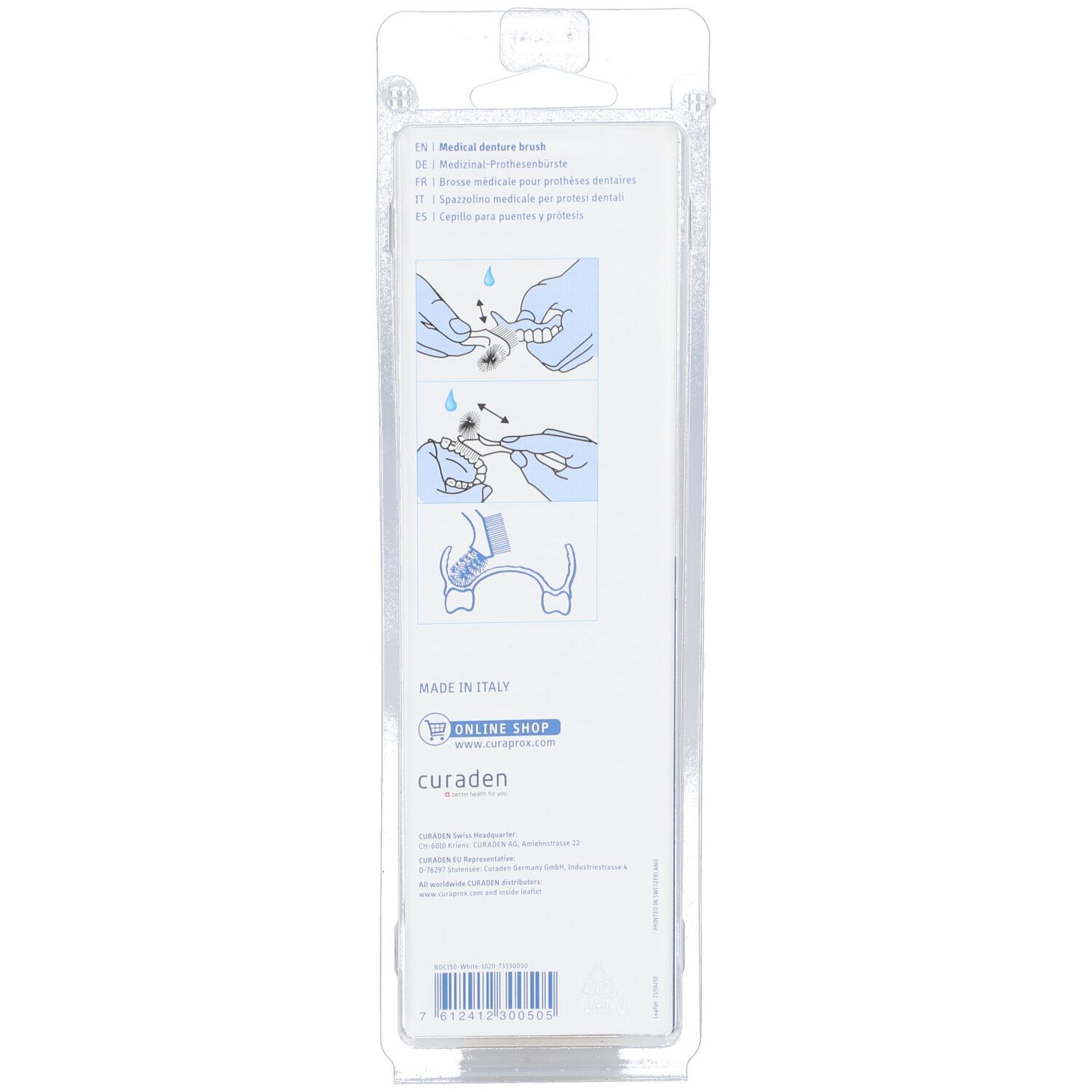 Curadent BDC 150 "brush" Brosse pour prothèses