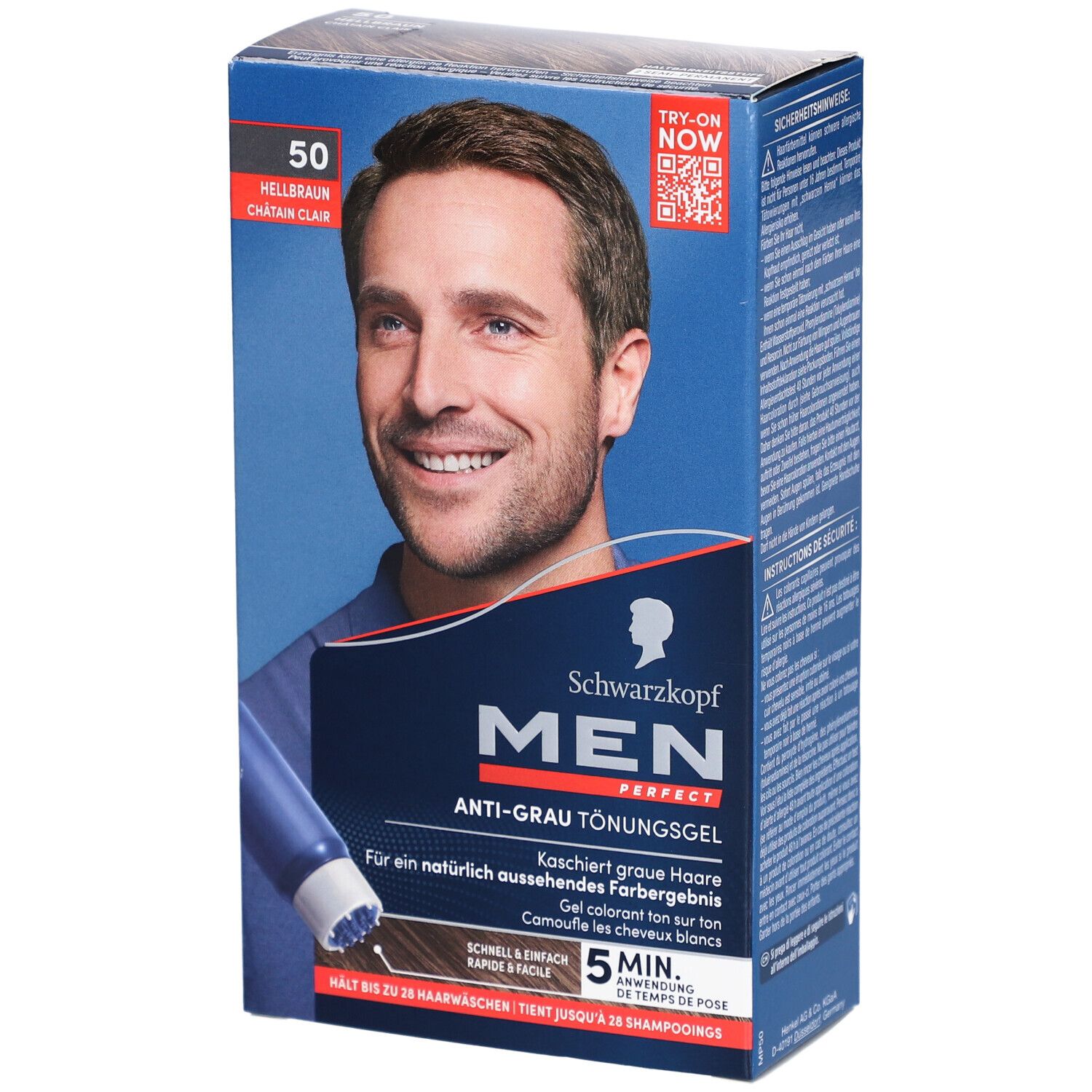 SCHWARZKOPF Men Perfect 50 Châtain clair naturel