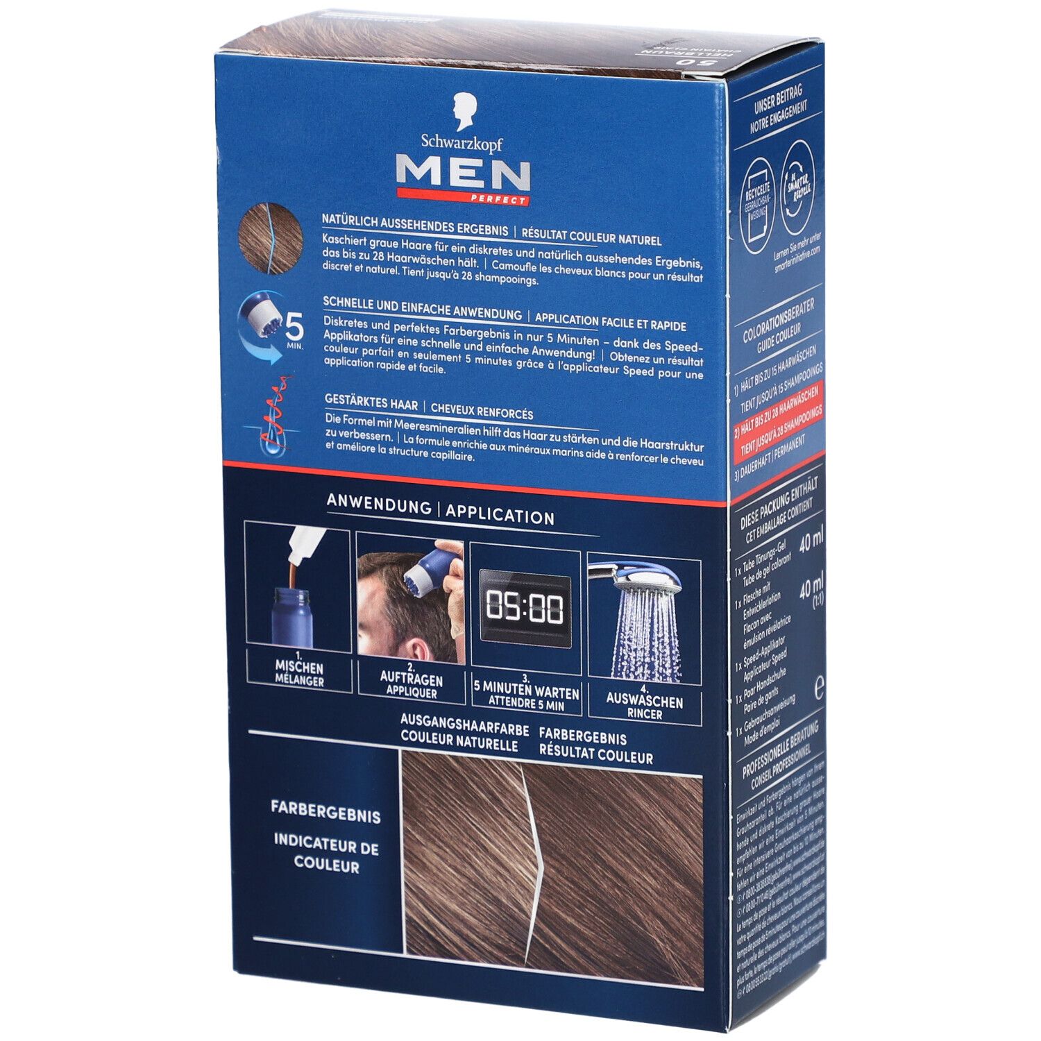 SCHWARZKOPF Men Perfect 50 Châtain clair naturel
