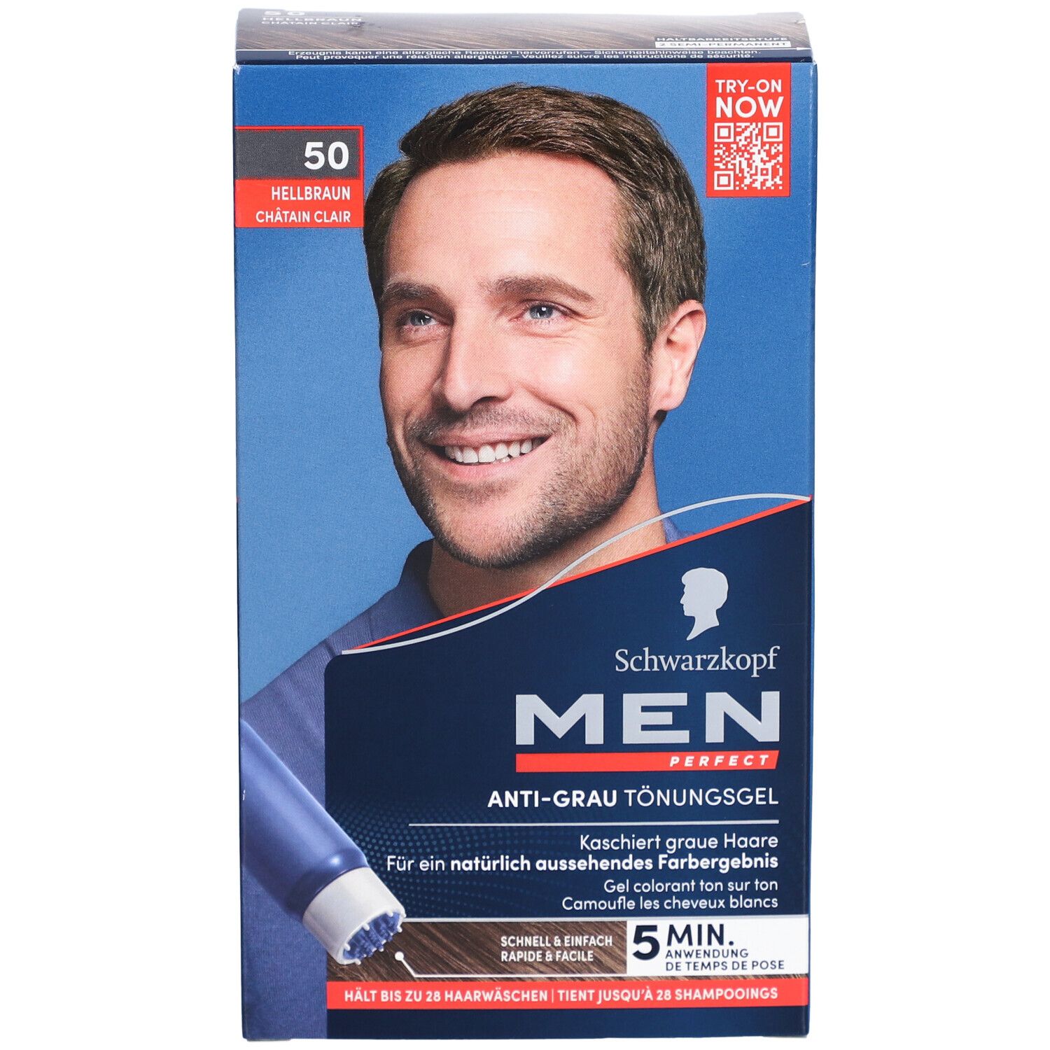 SCHWARZKOPF Men Perfect 50 Châtain clair naturel