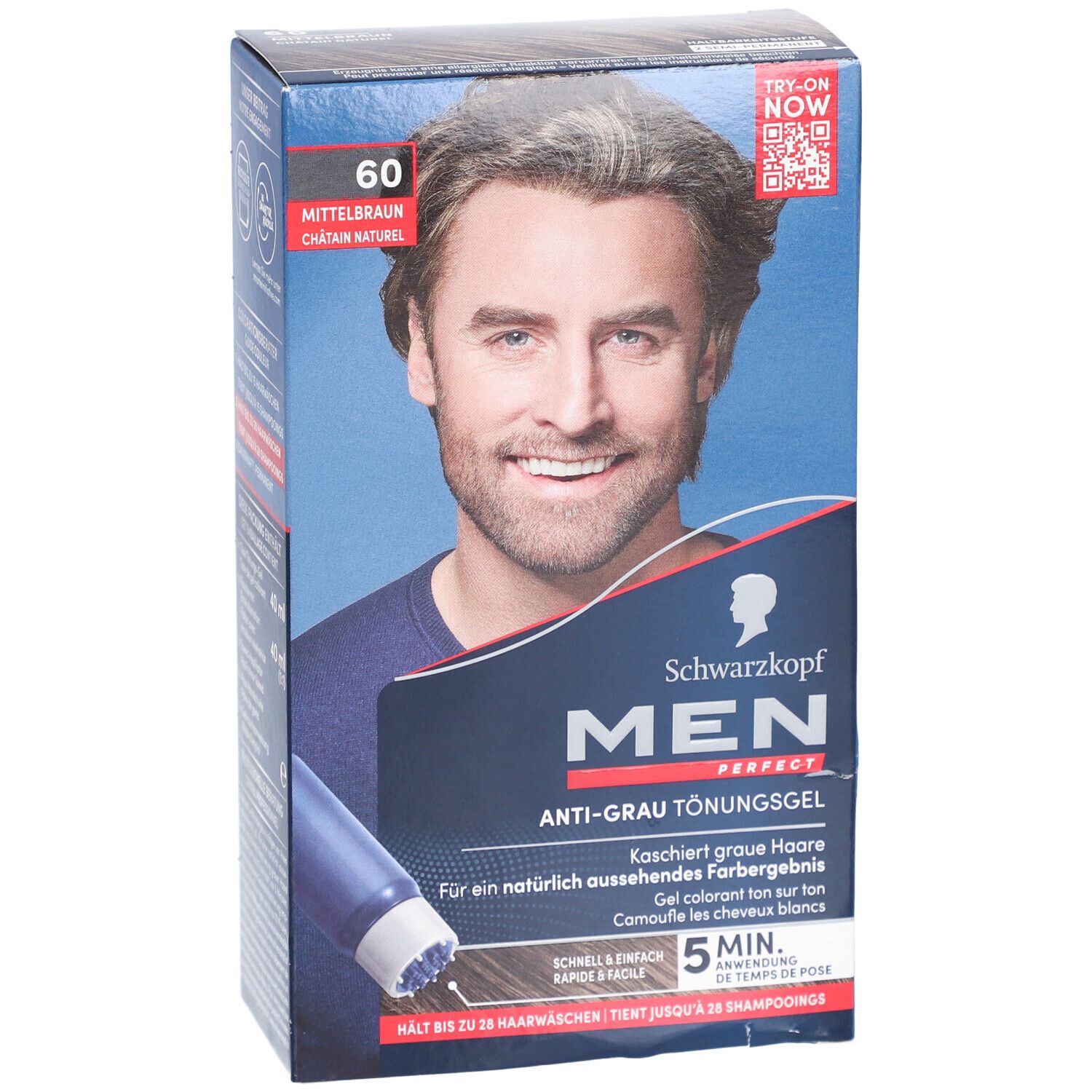 SCHWARZKOPF Men Perfect 60 Châtain naturel