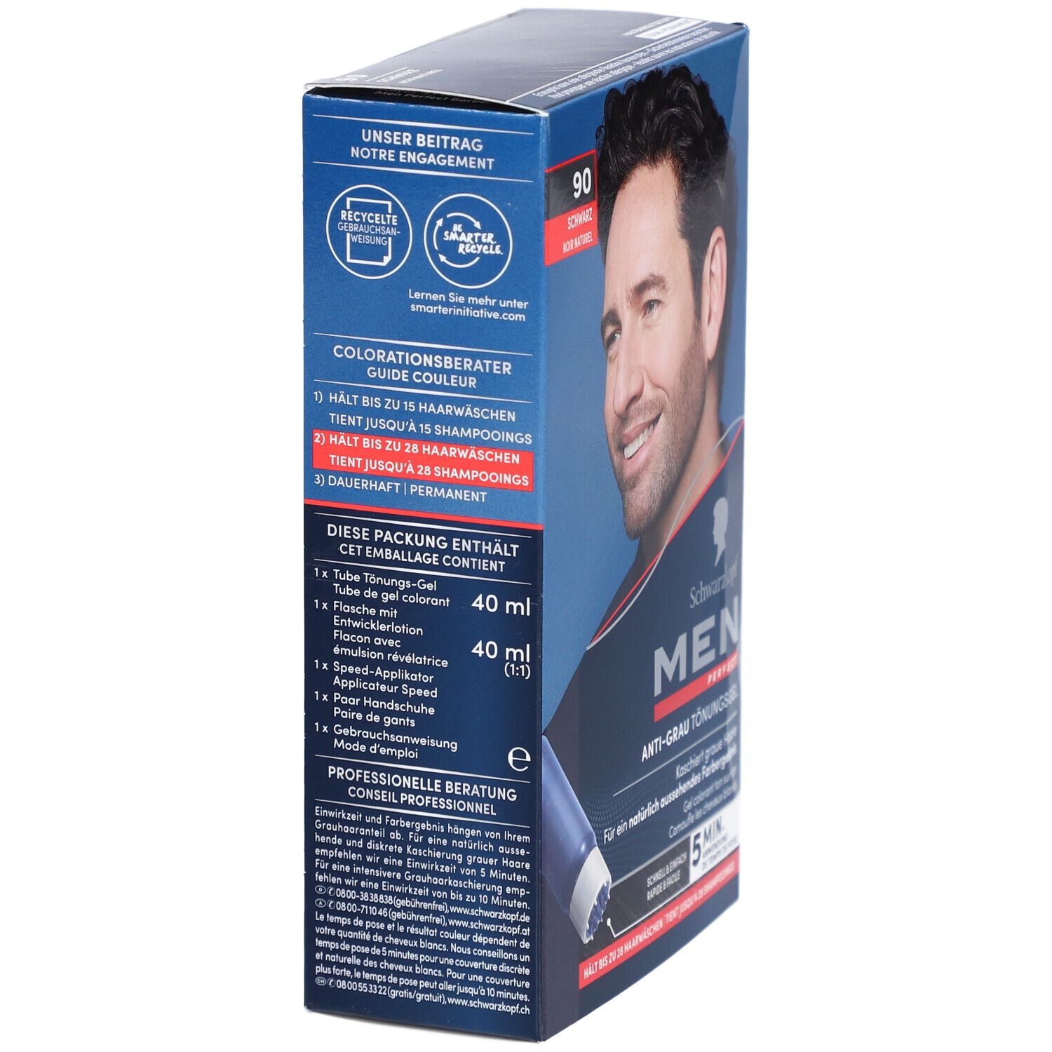 SCHWARZKOPF Men Perfect 90 Noir