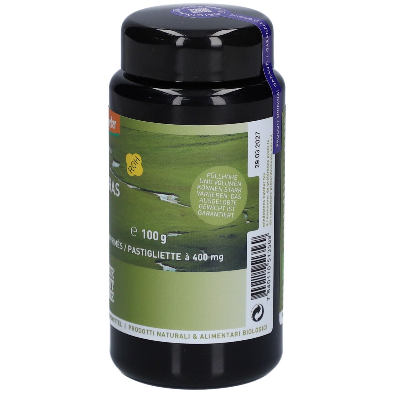 NATURKRAFTWERKE Herbe d'orge Pressée