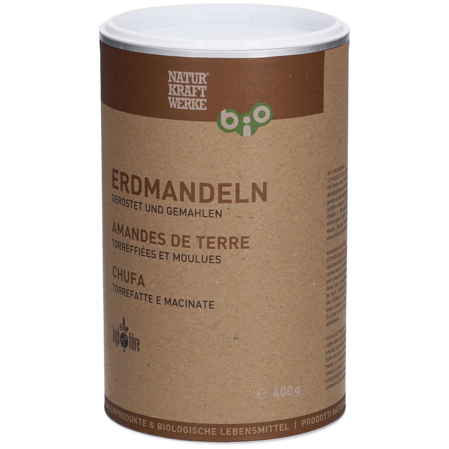 NATURKRAFTWERKE Amandes de terre grillées & moulues bio