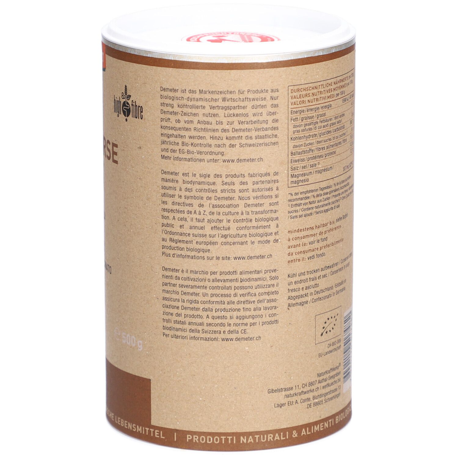 NATURKRAFTWERKE Millet Brun, forme sauvage, moulu