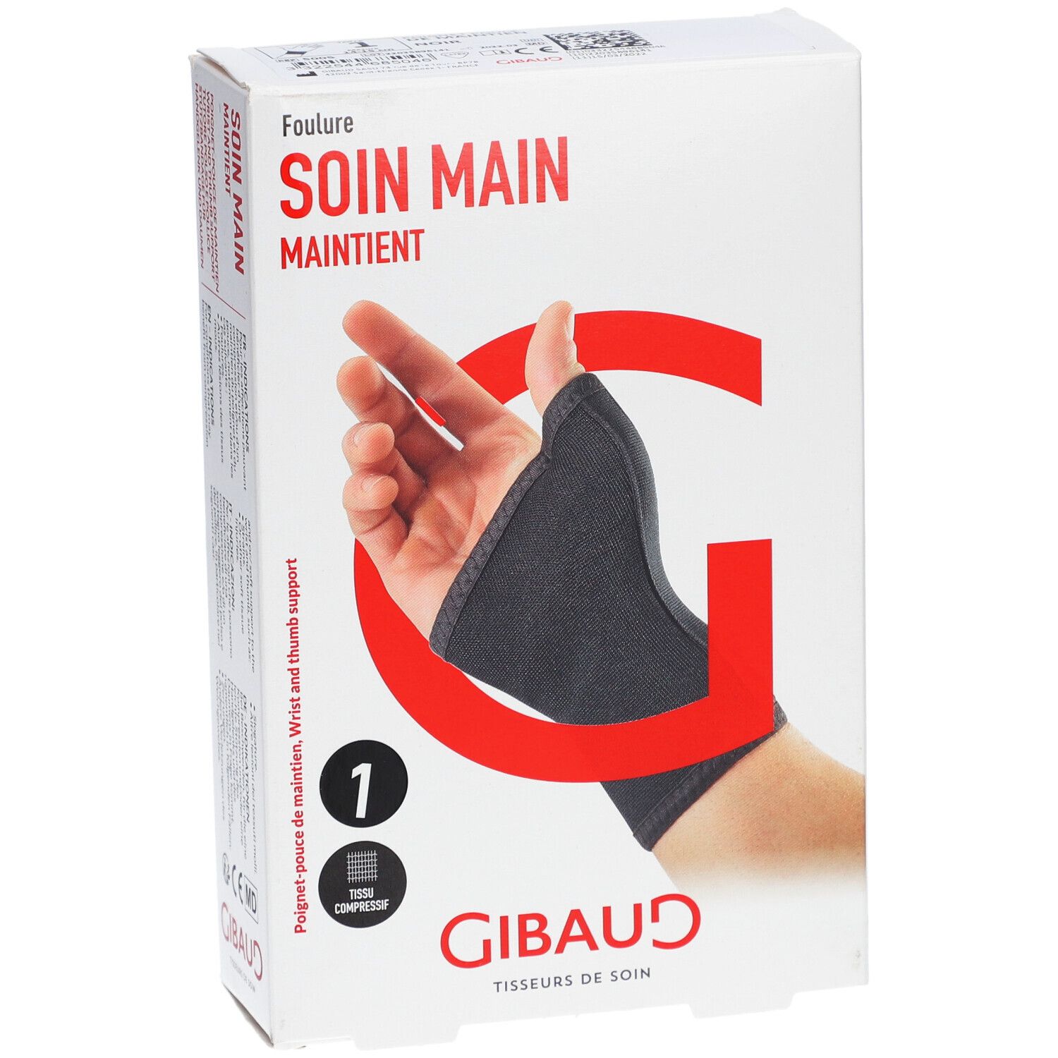 GIBAUD Soin Main Orhtèse de Maintient Taille 1