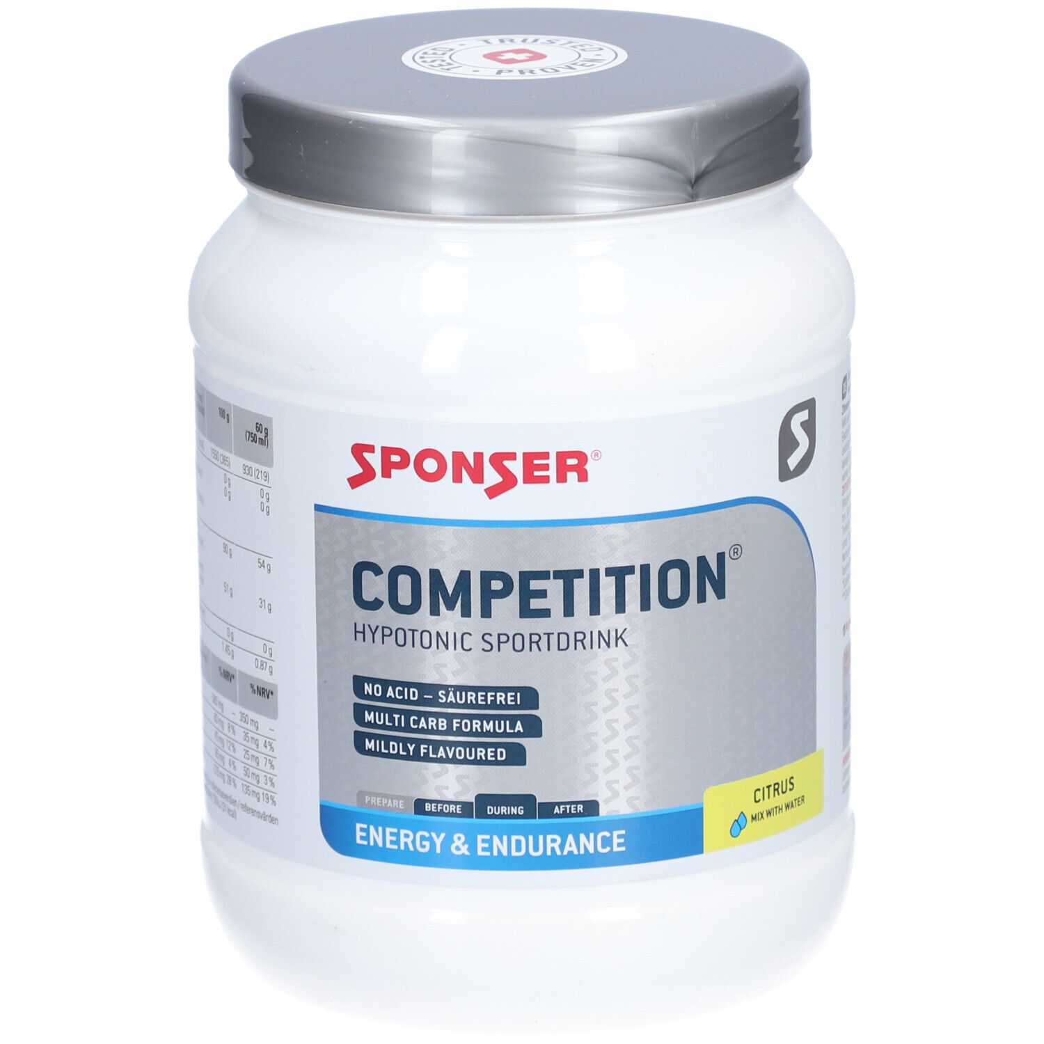 SPONSER Competition Hypotonic Sportdrink, Citrus