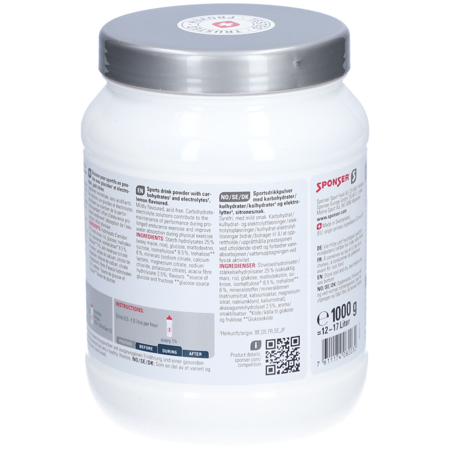 SPONSER Competition Hypotonic Sportdrink, Citrus