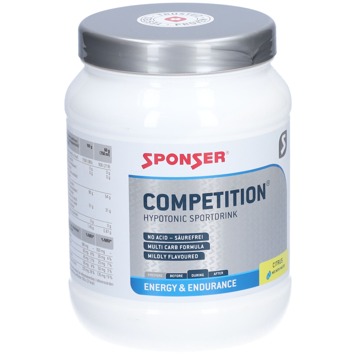 SPONSER Competition Hypotonic Sportdrink, Citrus