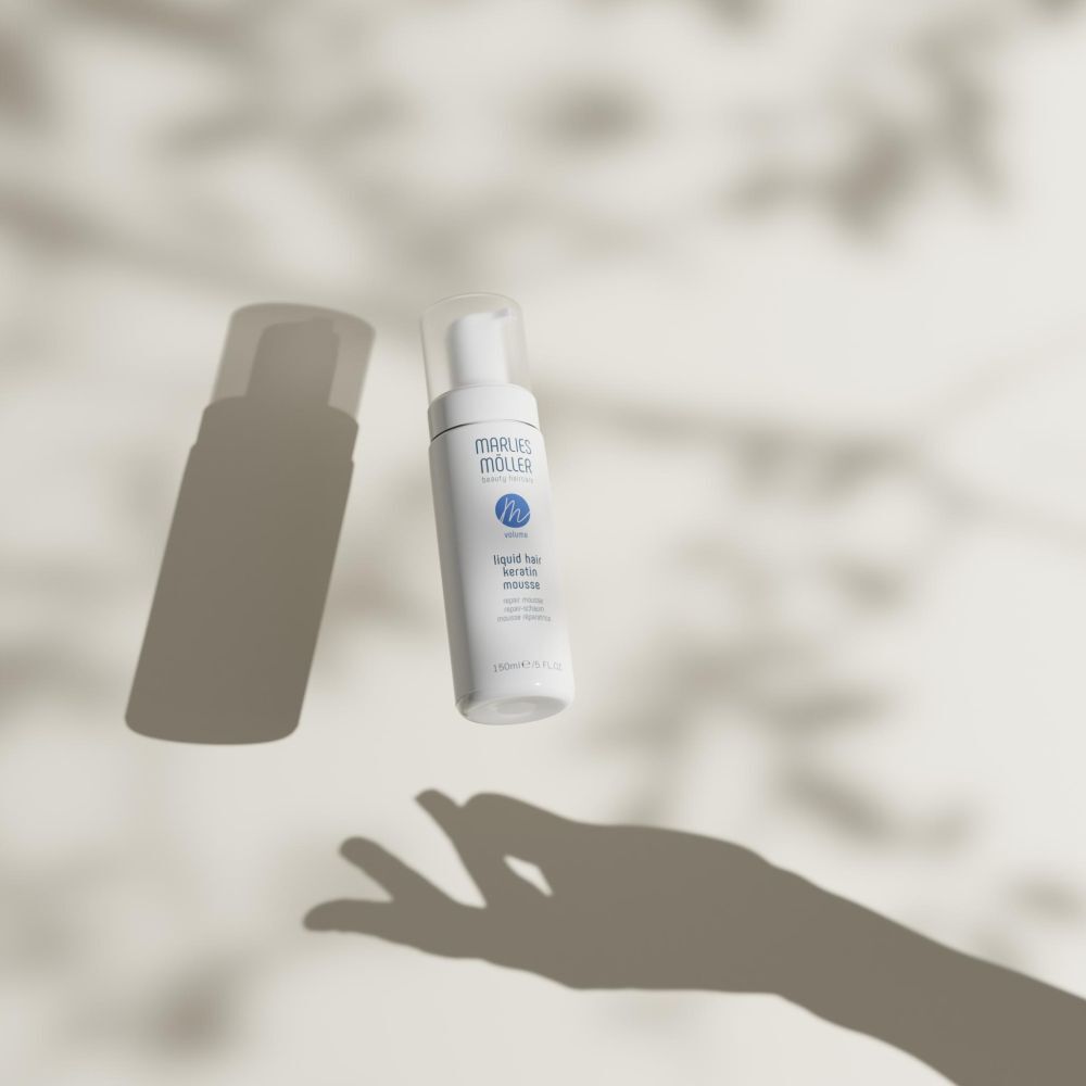 Marlies Möller Liquid Hair Repair Keratin Mousse avec ombre.