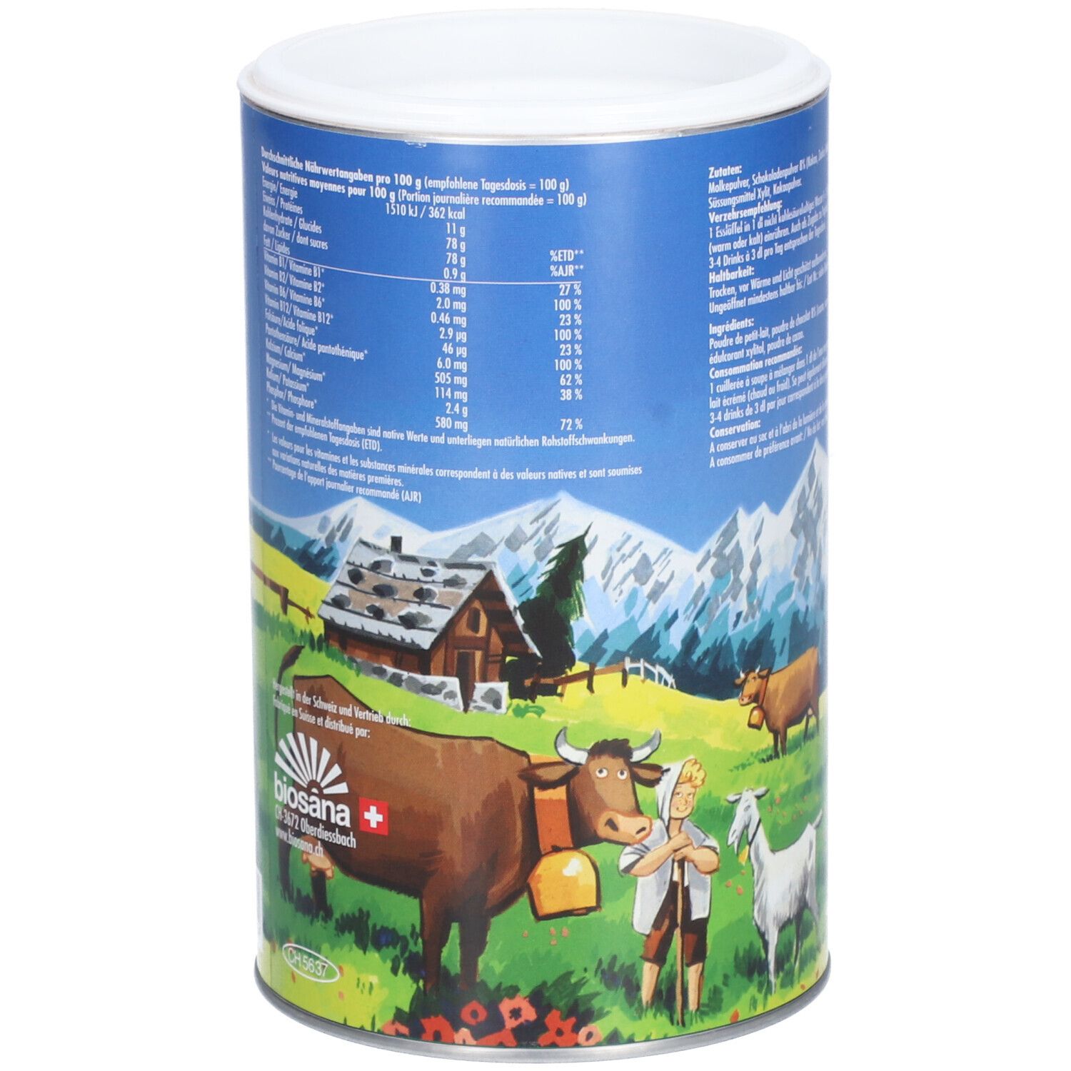 BIOSANA Petit-lait en granulés à la Chocolat