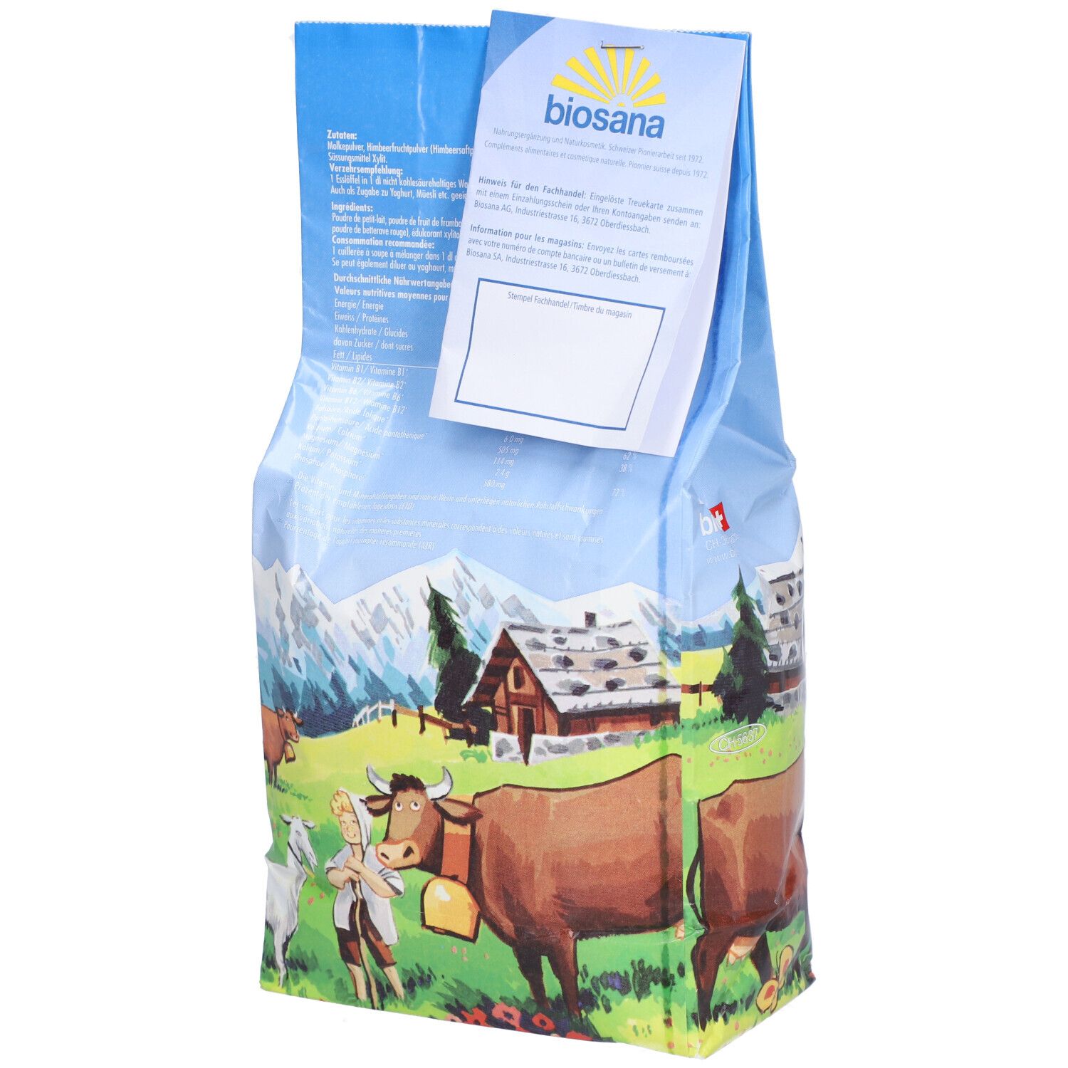 BIOSANA Petit-lait en granulés à la Framboise