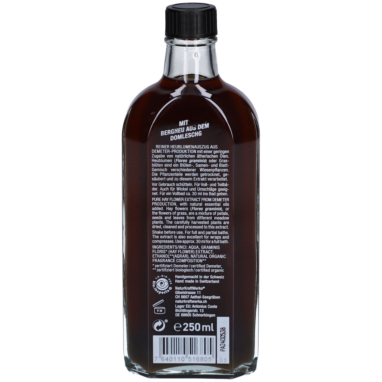Naturkraftwerke® Bain aux fleurs de foin Demeter