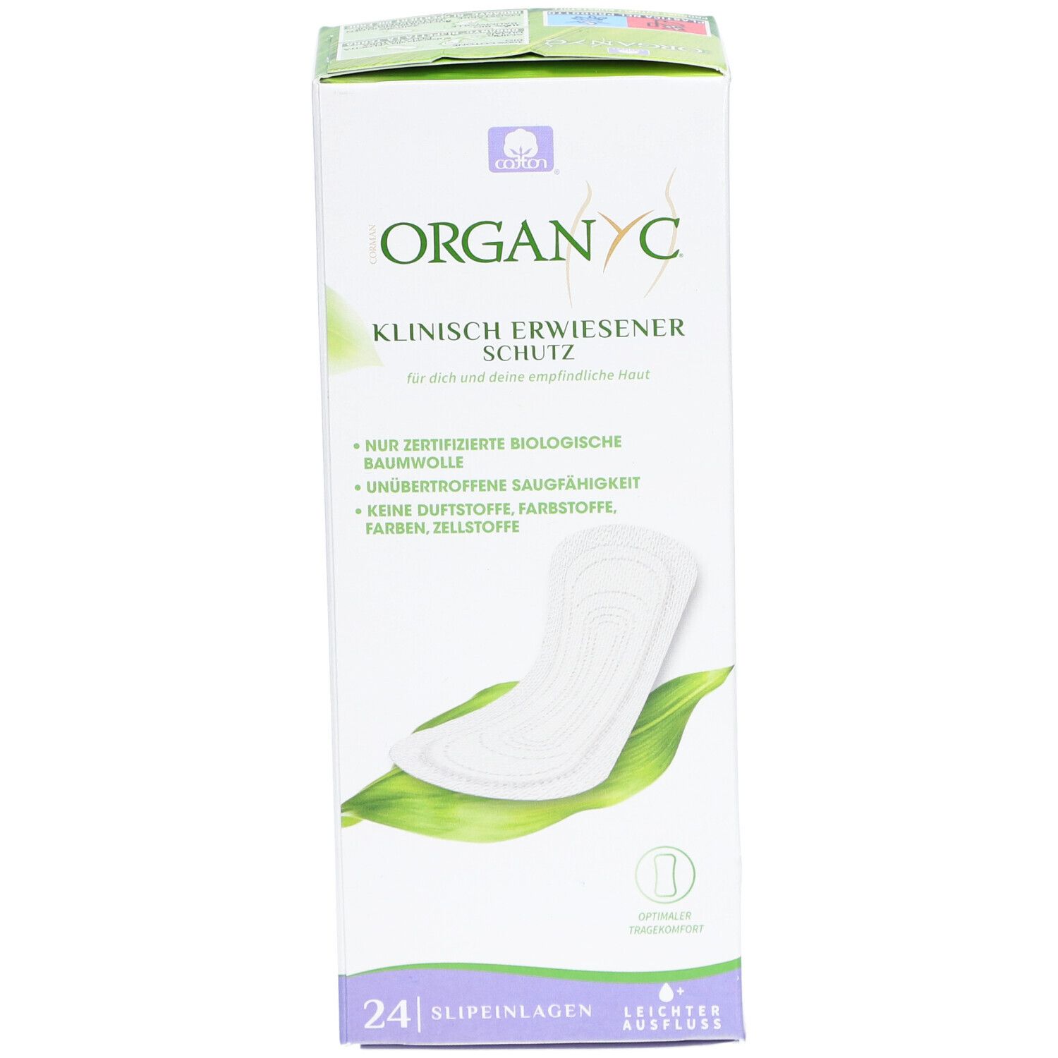 ORGANYC Protèges slip coton bio Vrac