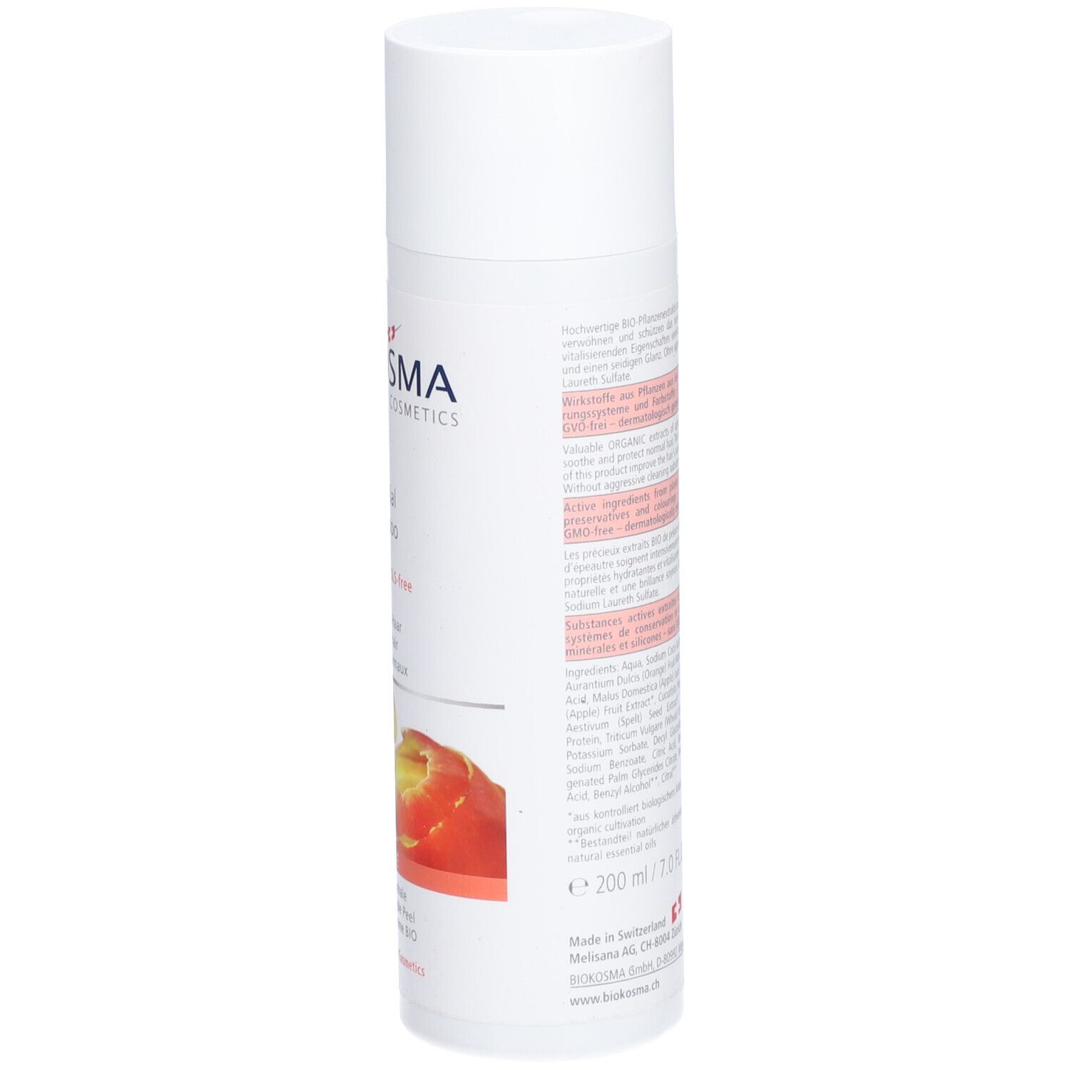 BIOKOSMA Essential Shampooing à la peau de pomme bio
