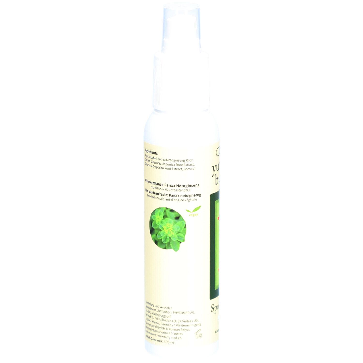 PHYTOMED Yunnan Baiyao Sport Spray Blanc 100 ml