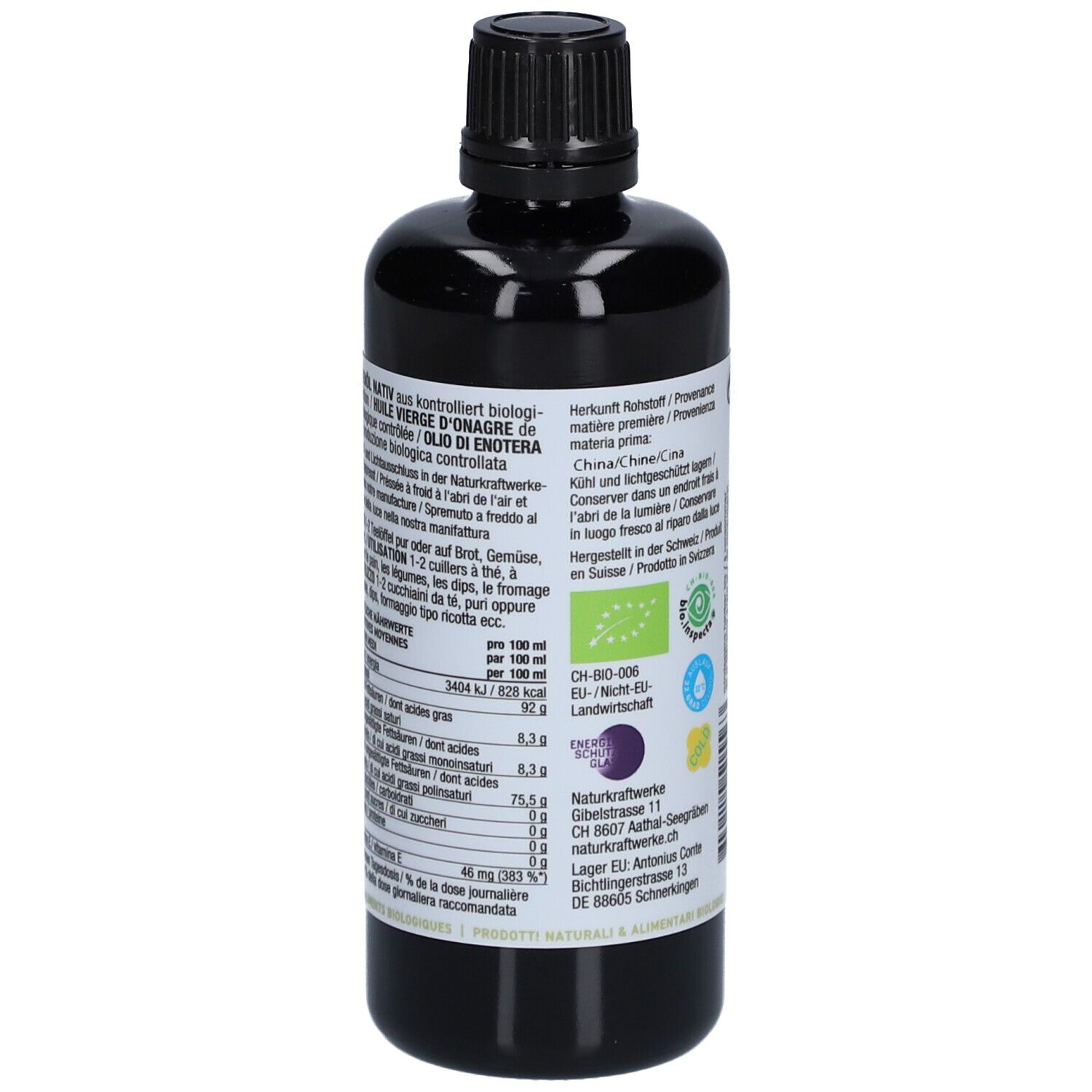 NATURKRAFTWERKE Huile d'onagre bio