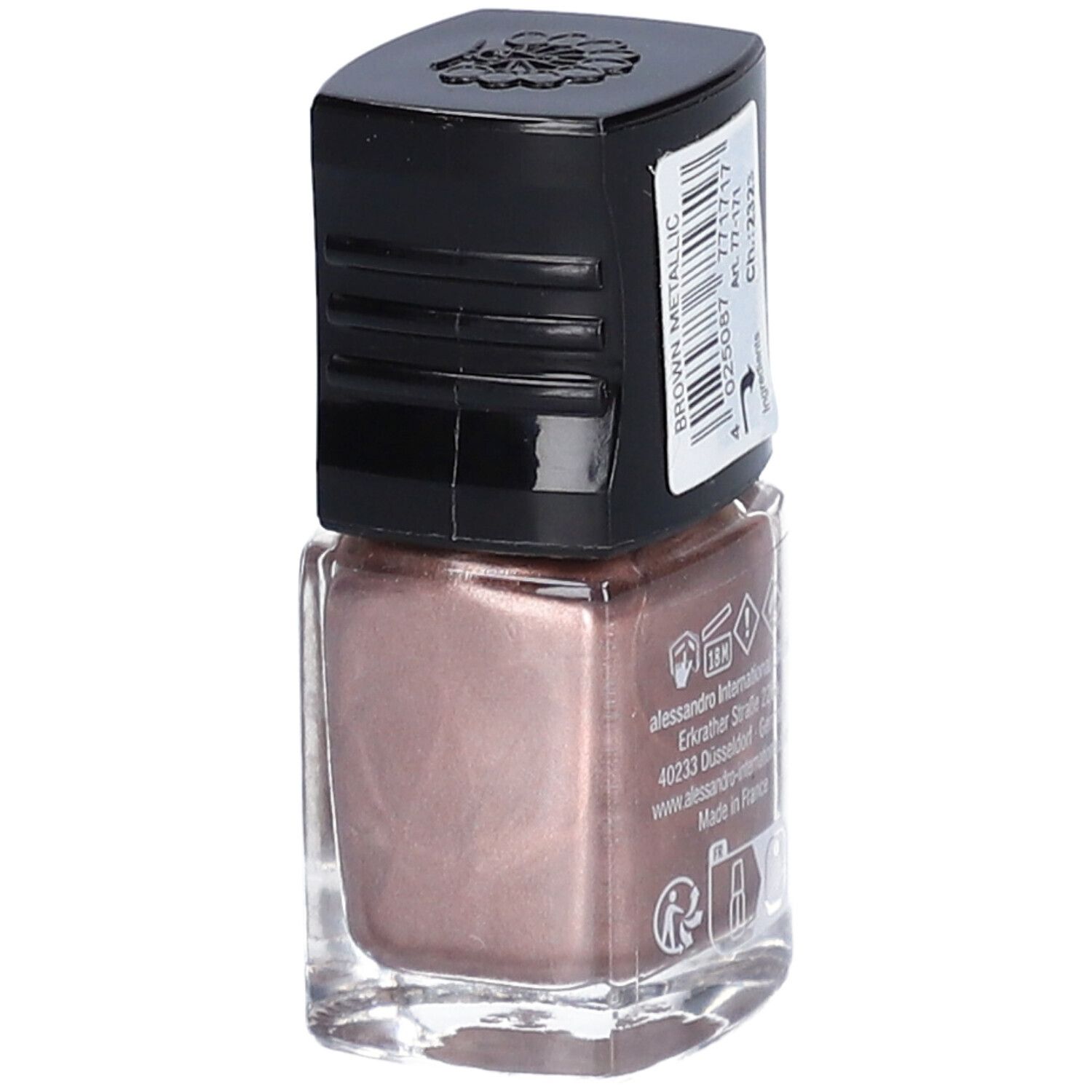 ALESSANDRO Vernis à ongles 71 Brown Metallic