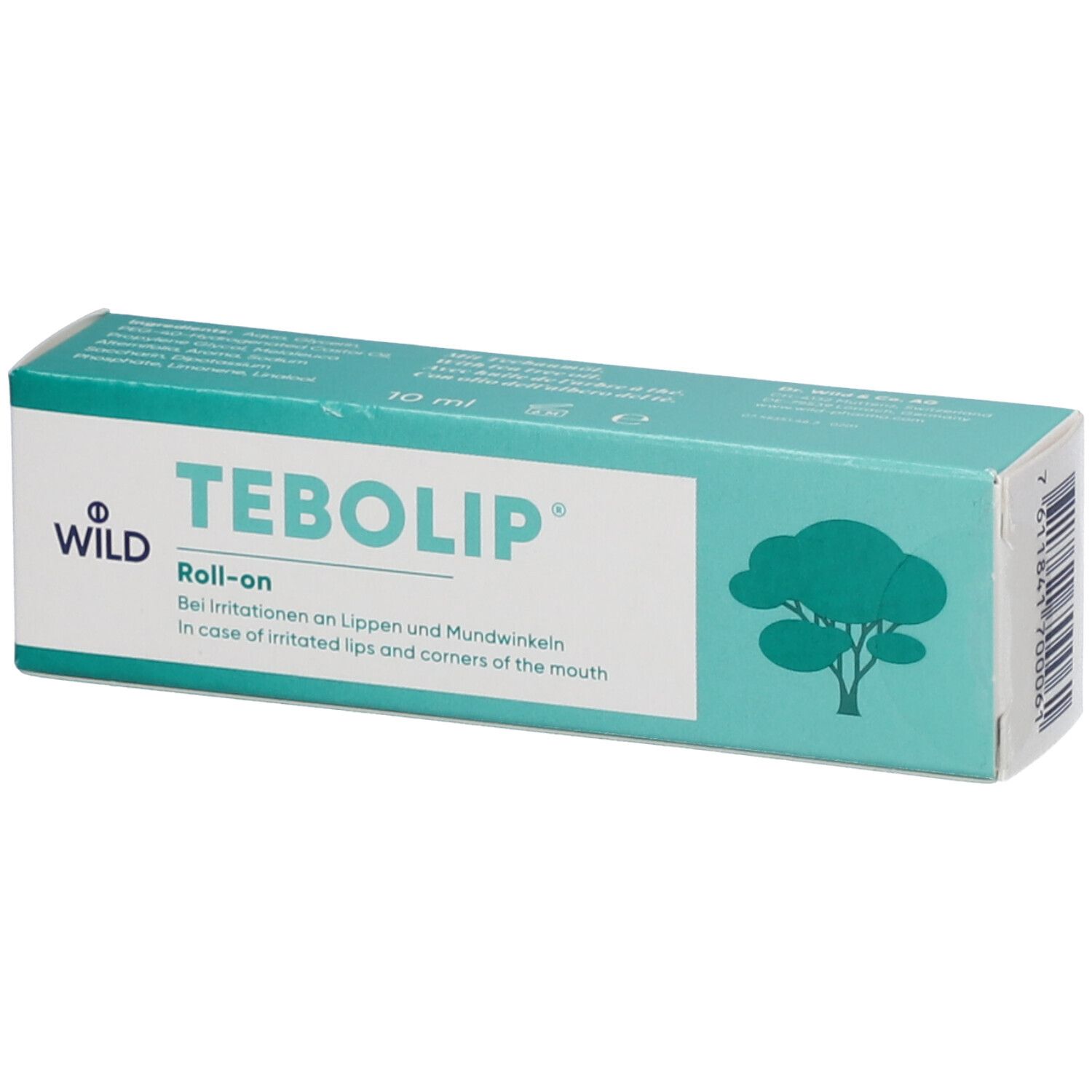 WILD Tebolip® Roll-On pour lèvres irritées 10 ml - Redcare Pharmacie