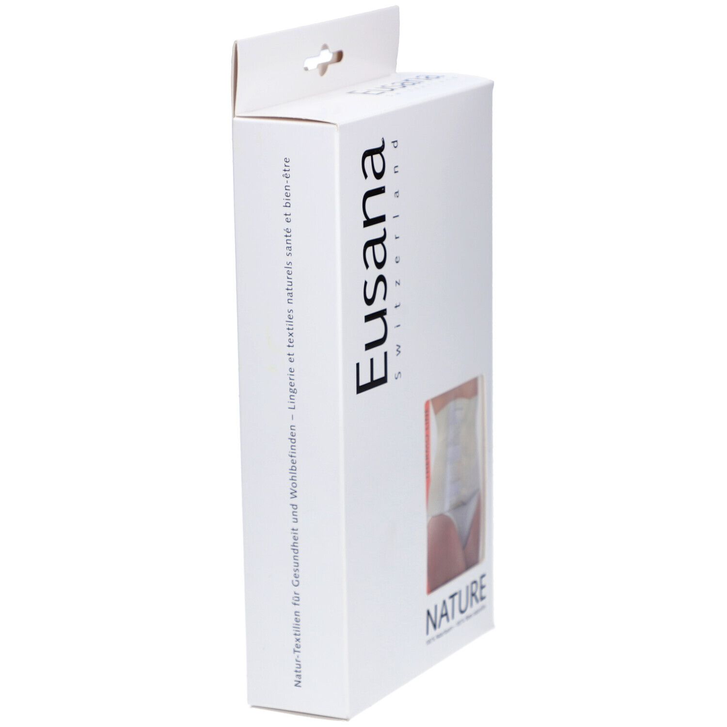 EUSANA Ceinture rénale Thermo Line en laine mérinos M Ivoire