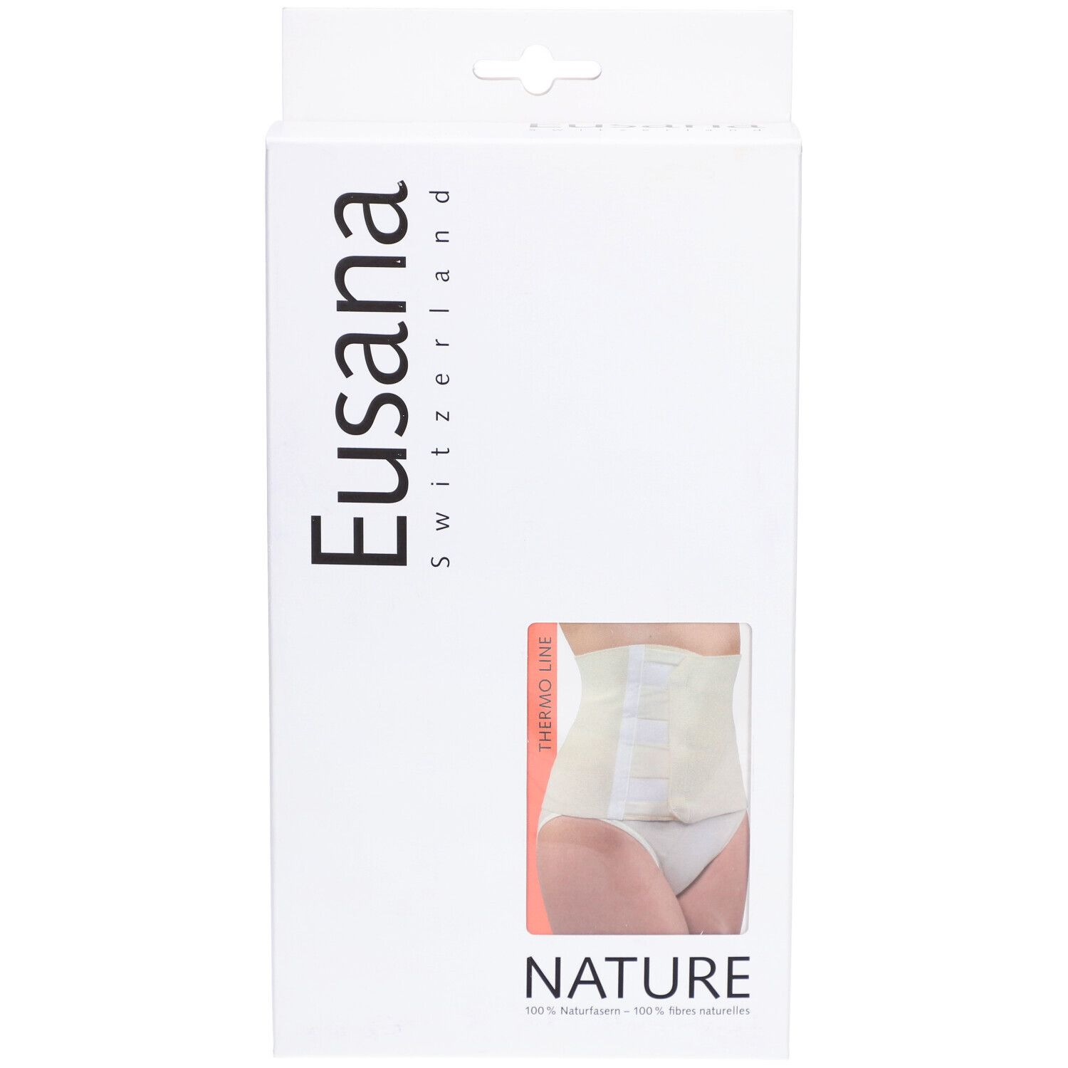 EUSANA Ceinture lombaire avec fermeture Velcro L ivoire