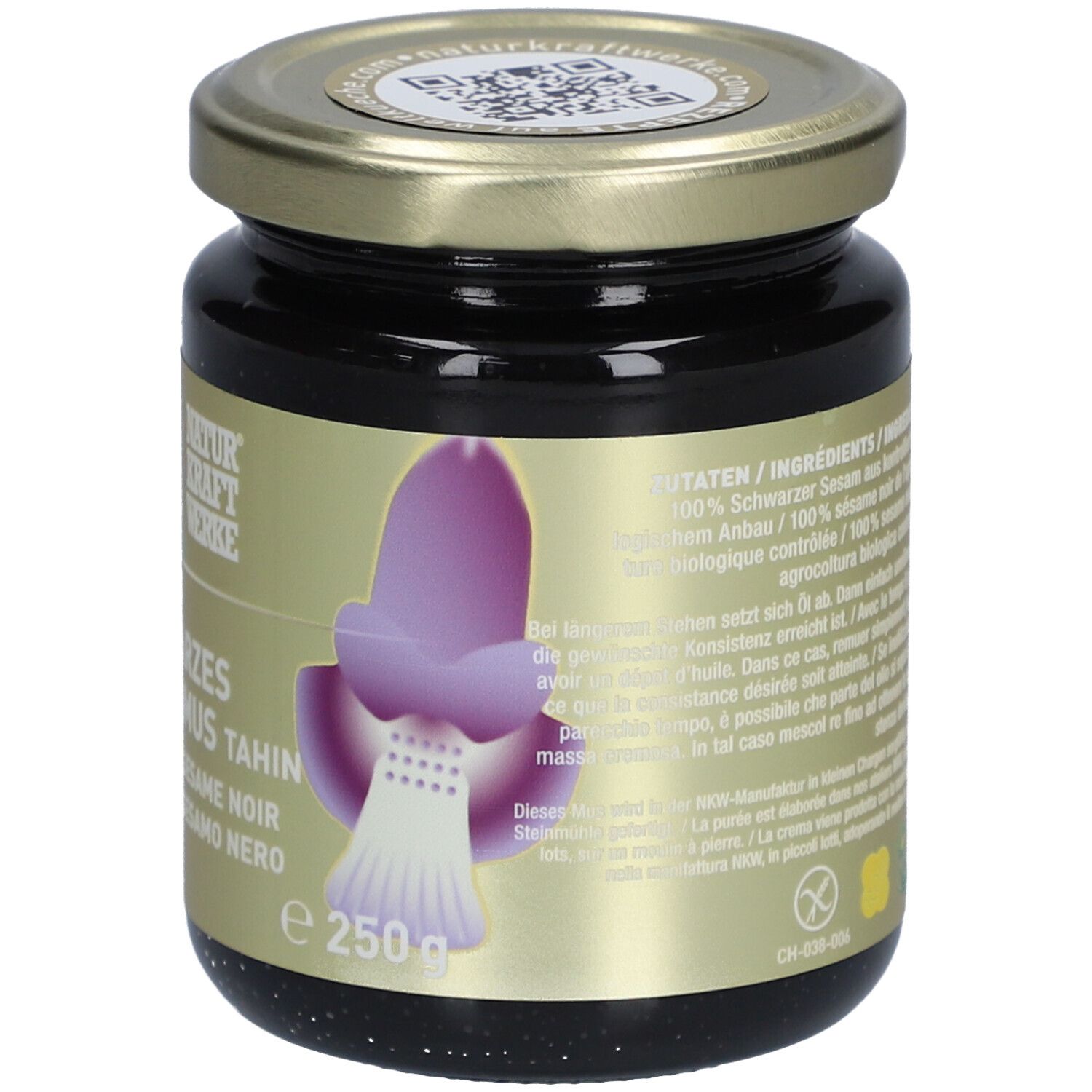 NATURKRAFTWERKE Purée de sésame noir bio