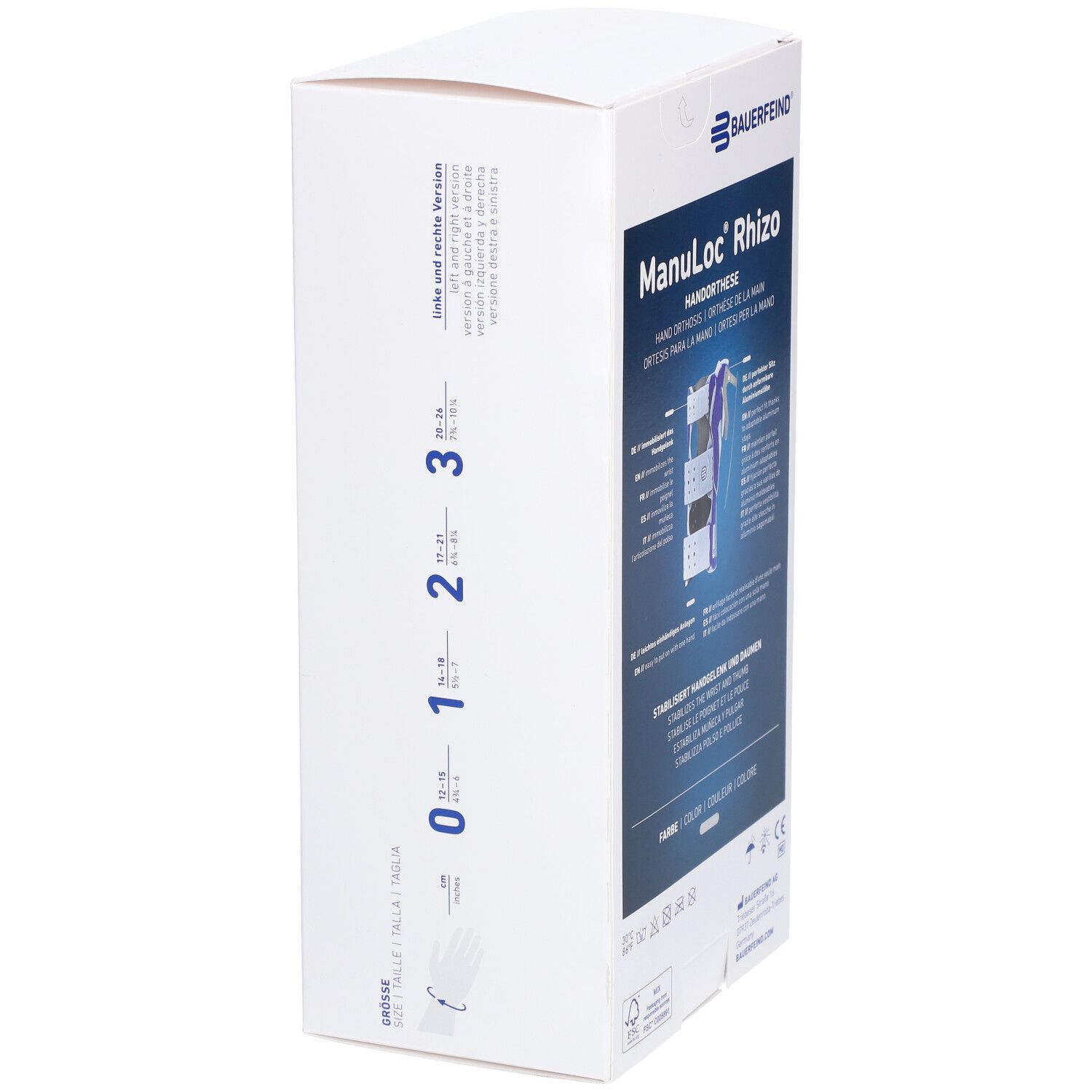 BAUERFEIND Manuloc® Rhizo Orthèse poignet-pouce stabilisatrice taille 1 droite