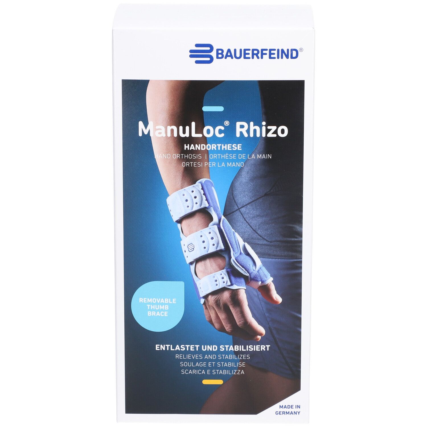 BAUERFEIND Manuloc® Rhizo Orthèse poignet-pouce stabilisatrice taille 1 droite