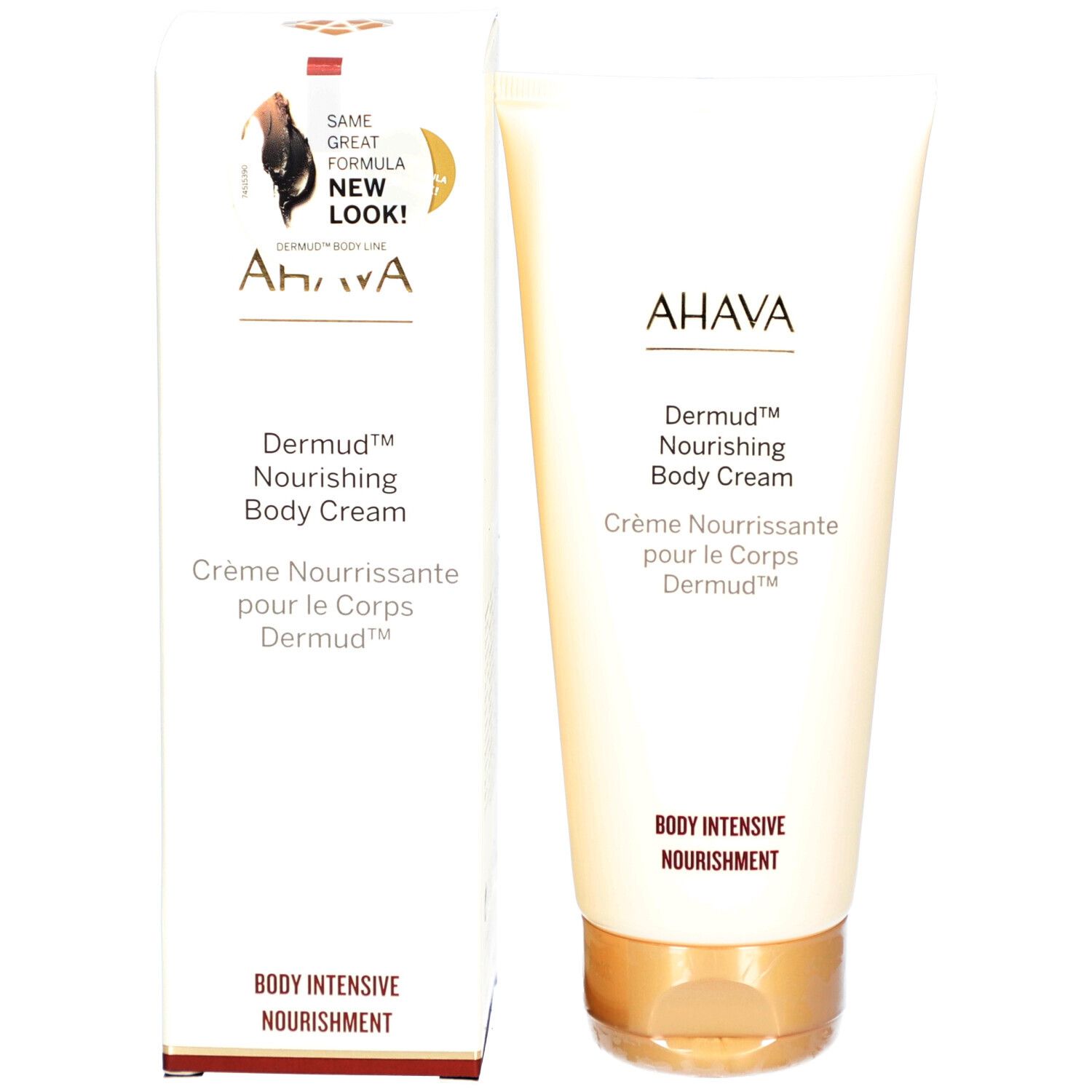 AHAVA LEAVE-ON DEADSEA MUD Dermud Nourishing Body Cream