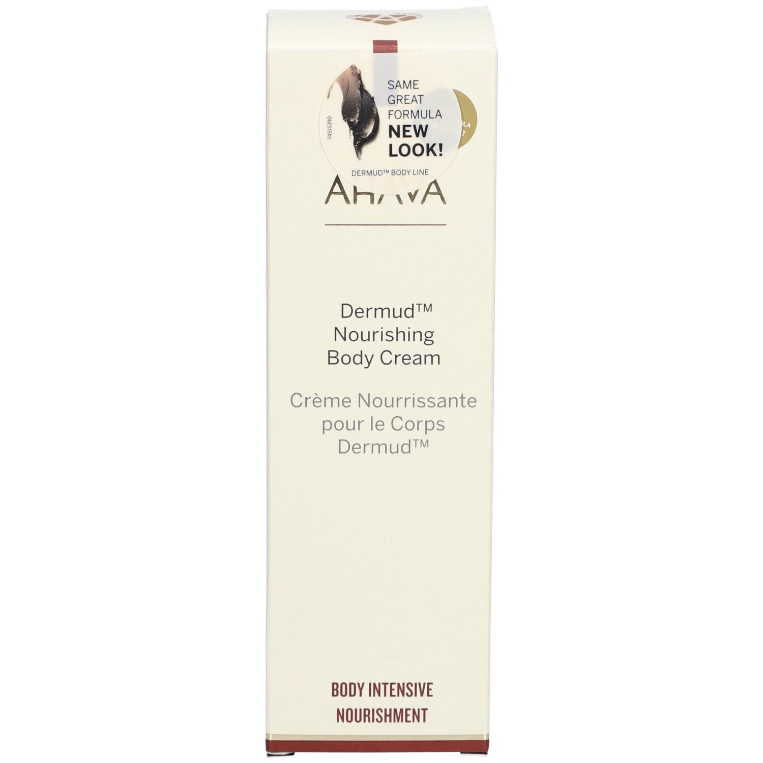 AHAVA LEAVE-ON DEADSEA MUD Dermud Nourishing Body Cream