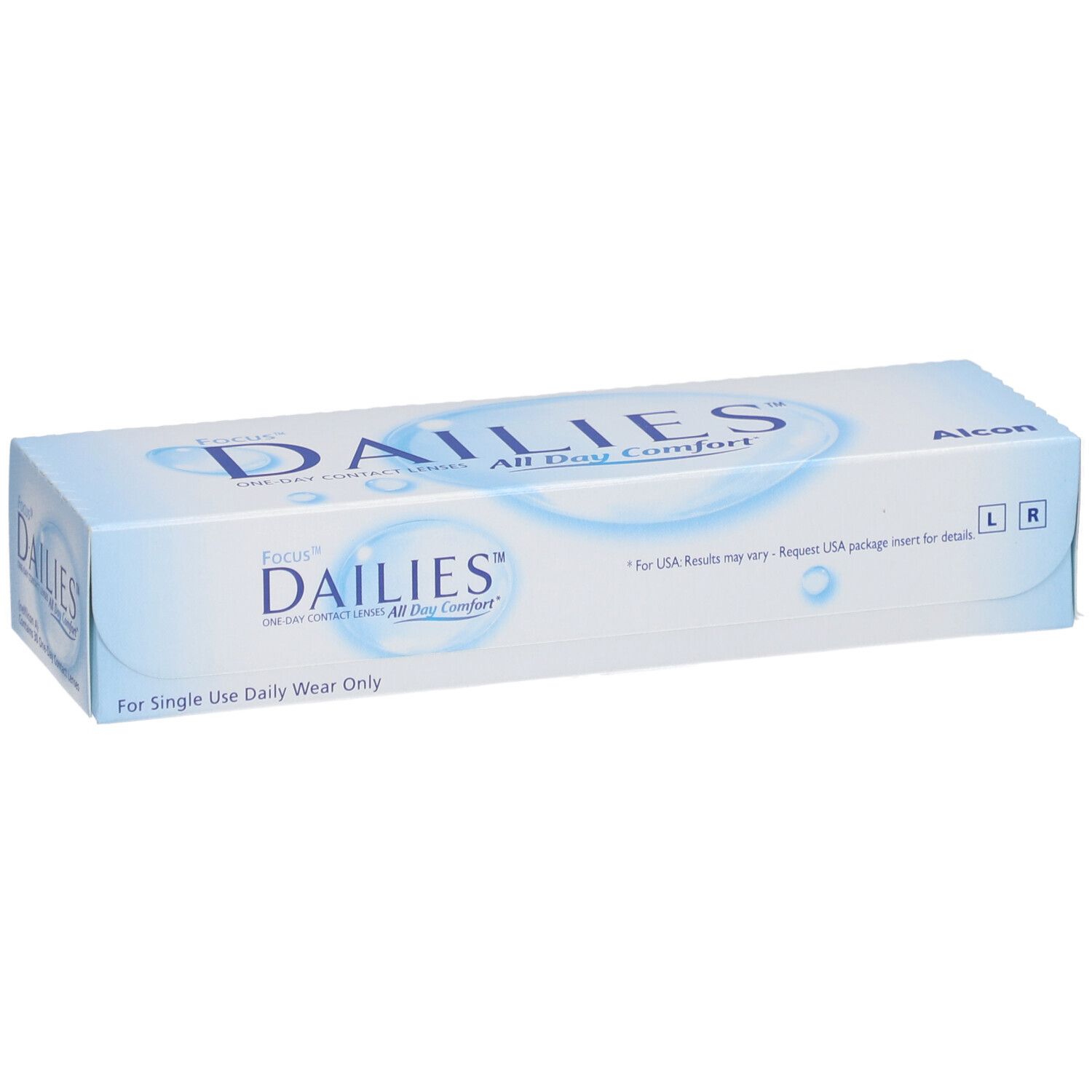 FOCUS® DAILIES® All Day Comfort - Lentilles journalières -3.25dpt