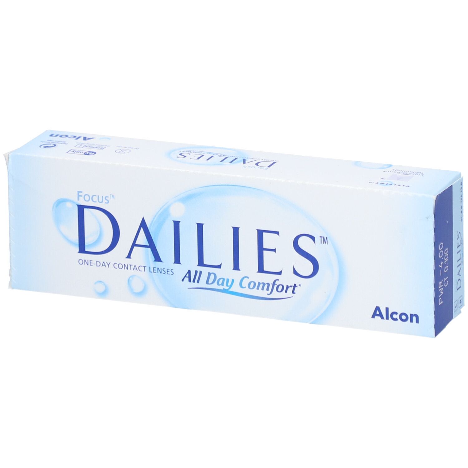 FOCUS® DAILIES® All Day Comfort - Lentilles journalières -4.00dpt