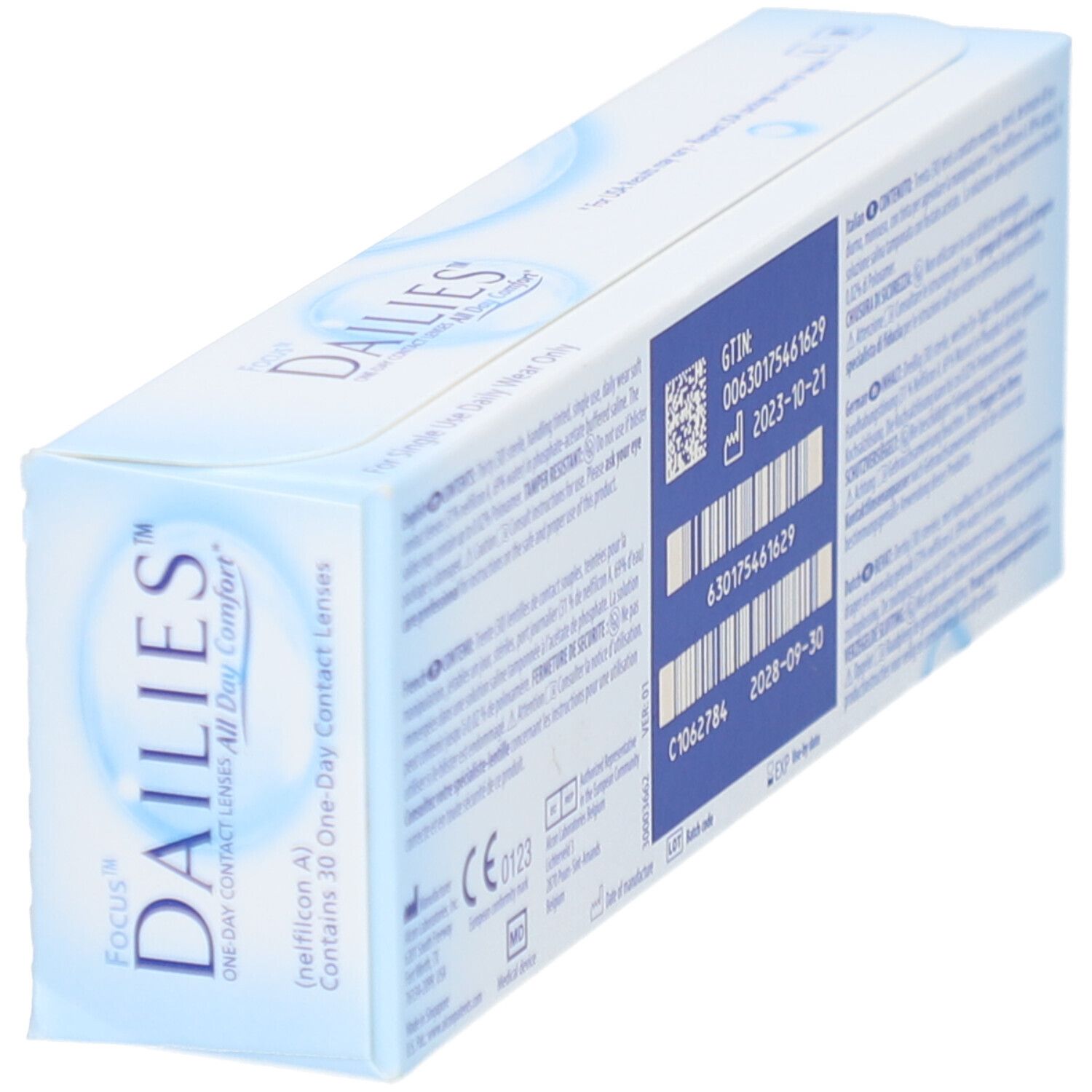 FOCUS® DAILIES® All Day Comfort - Lentilles journalières -4.00dpt