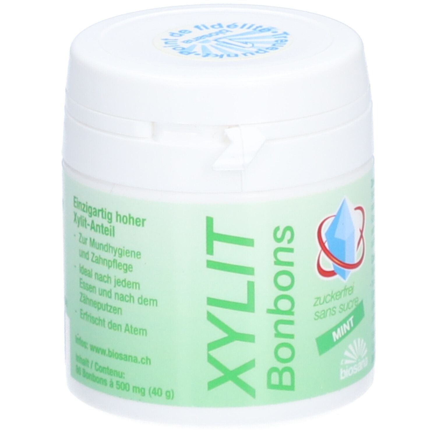 Biosana Xylit bonbons Menthe