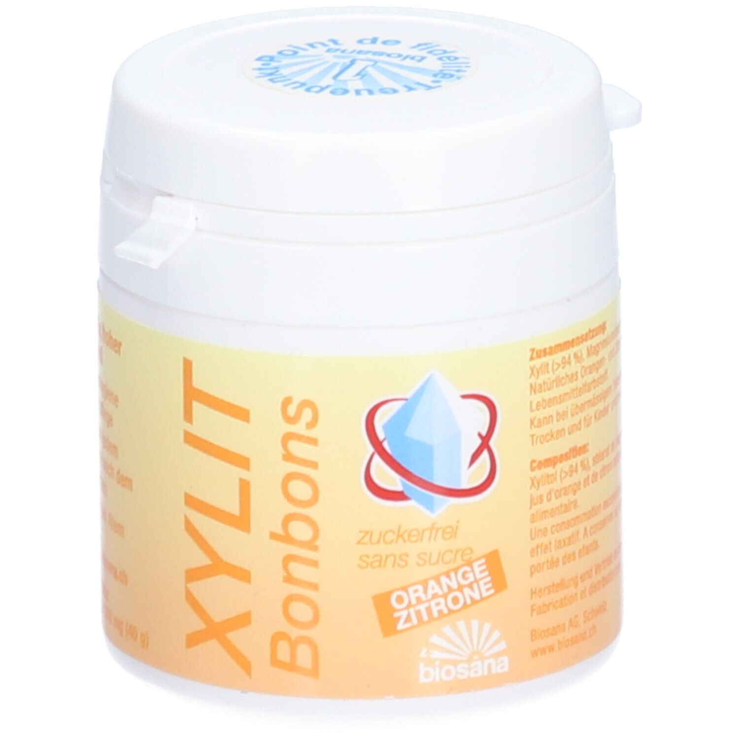 Biosana Xylit bonbons Orange/Citron