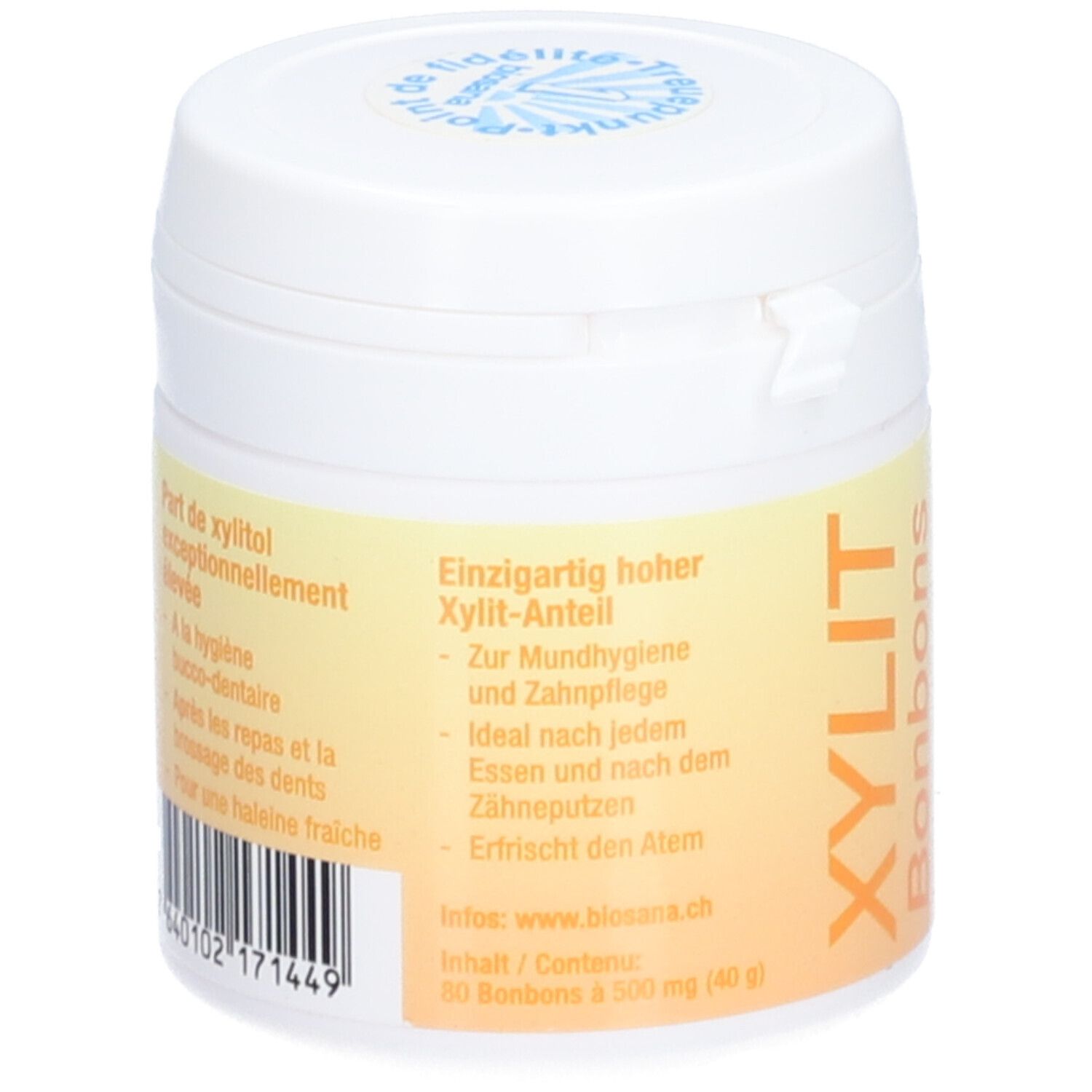 Biosana Xylit bonbons Orange/Citron