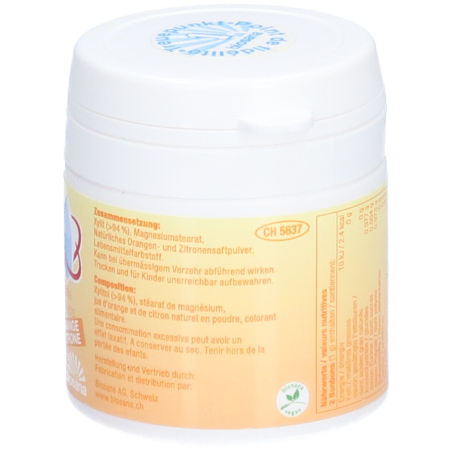Biosana Xylit bonbons Orange/Citron