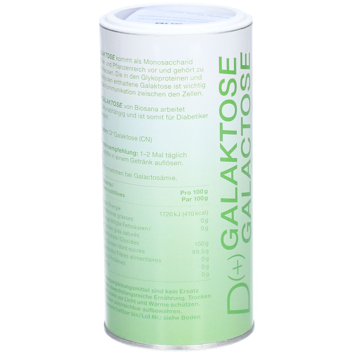 BIOSANA D(+) Galactose Purement végétal