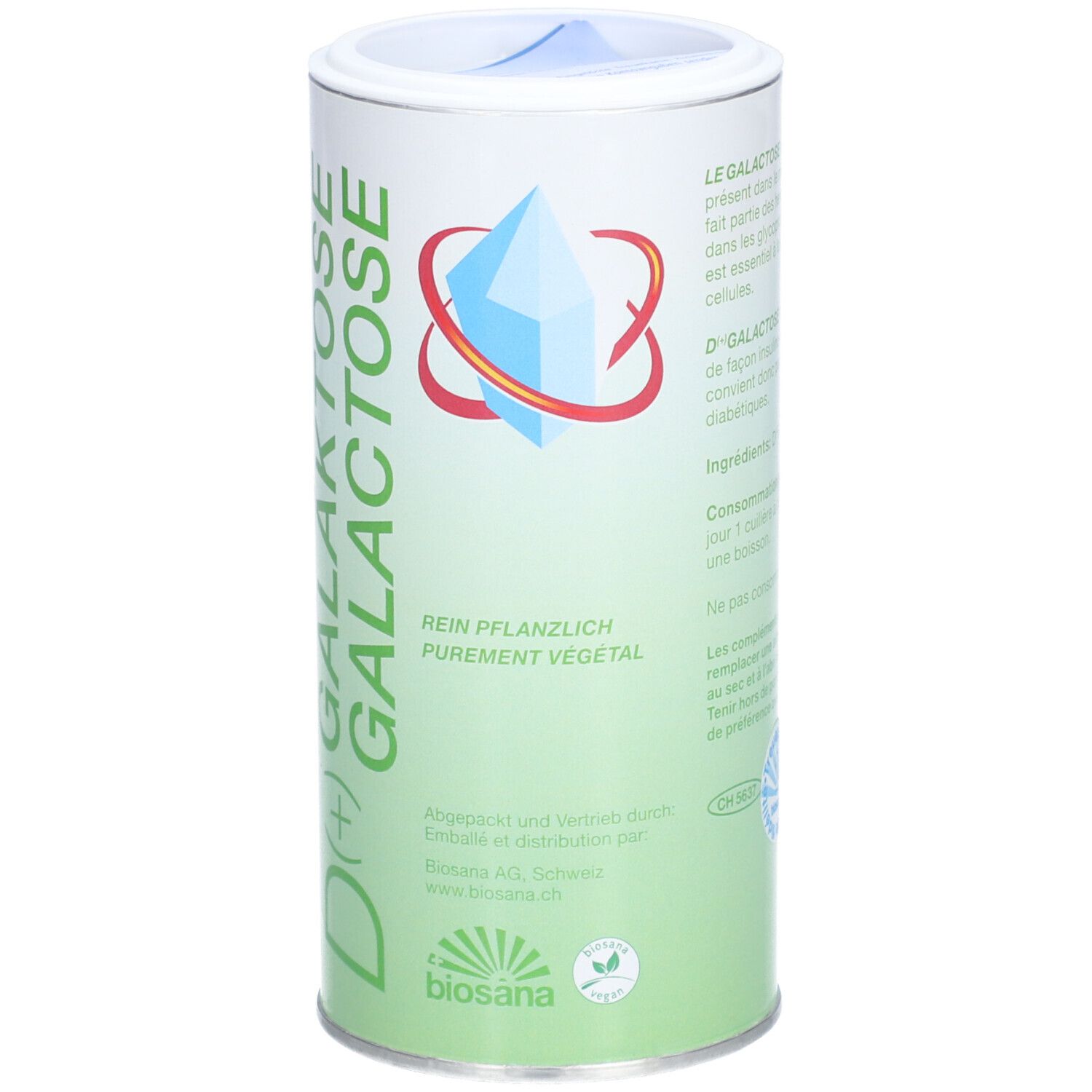 BIOSANA D(+) Galactose Purement végétal