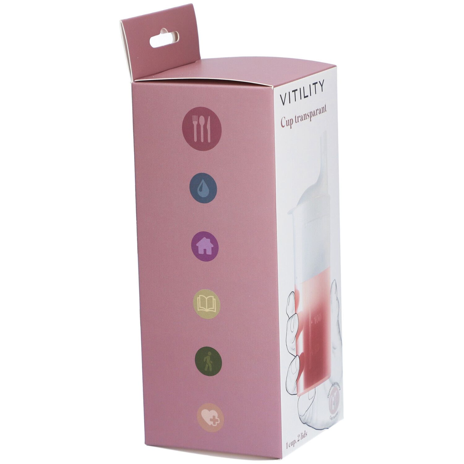 VITILITY Gobelet transparent