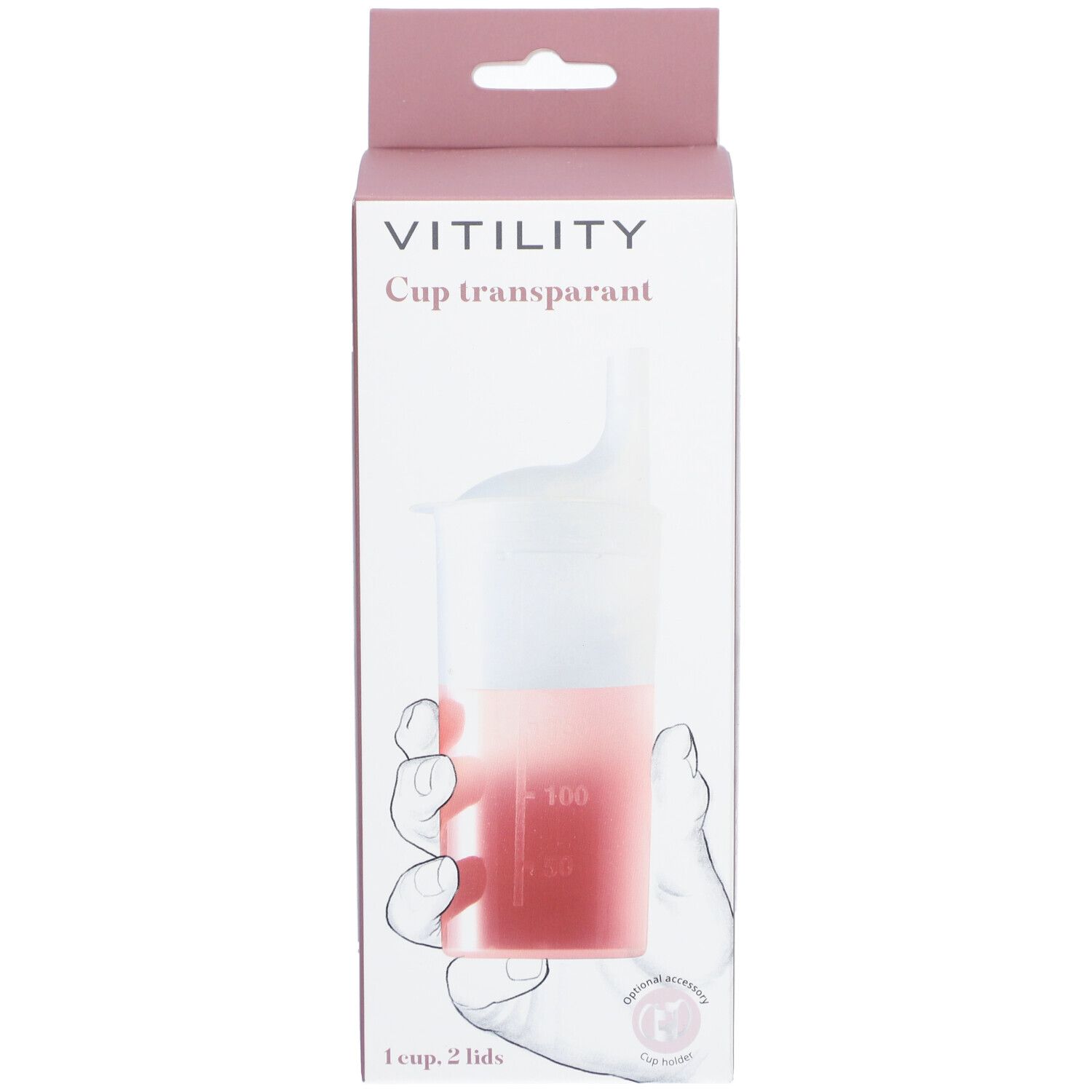 VITILITY Gobelet transparent