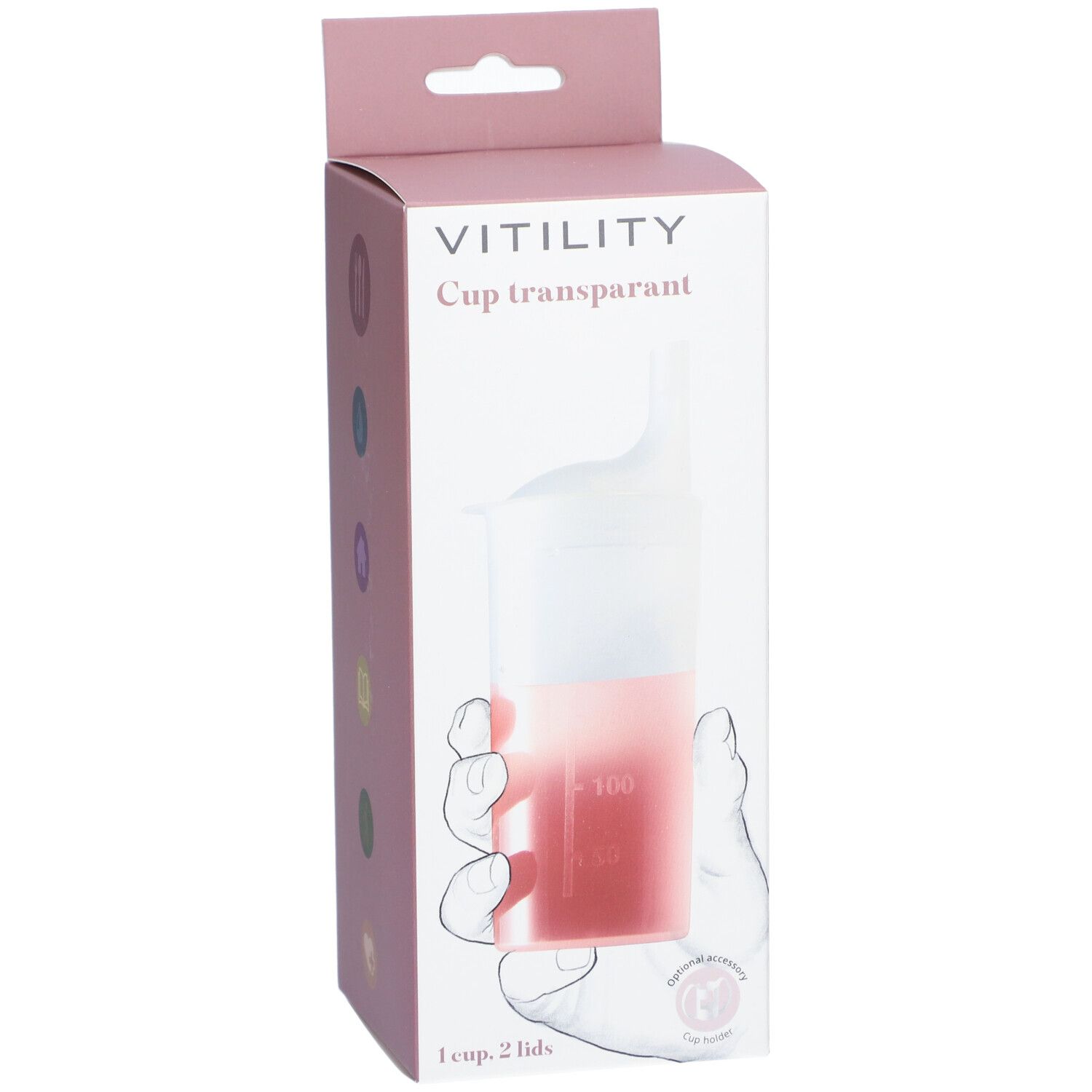 VITILITY Gobelet transparent