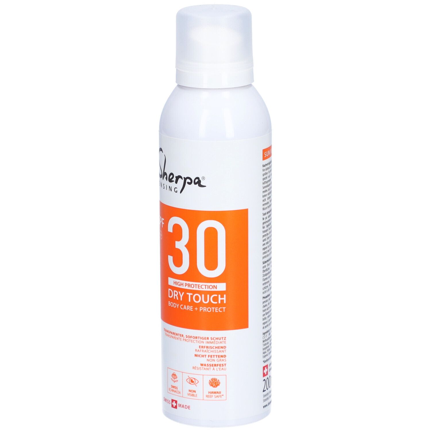 Sherpa Tensing Spray Invisible SPF 30