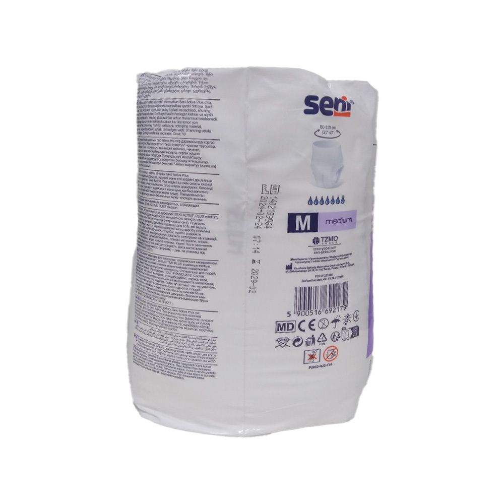 SENI Active Plus slips absorbants jetables taille M pour incontinence