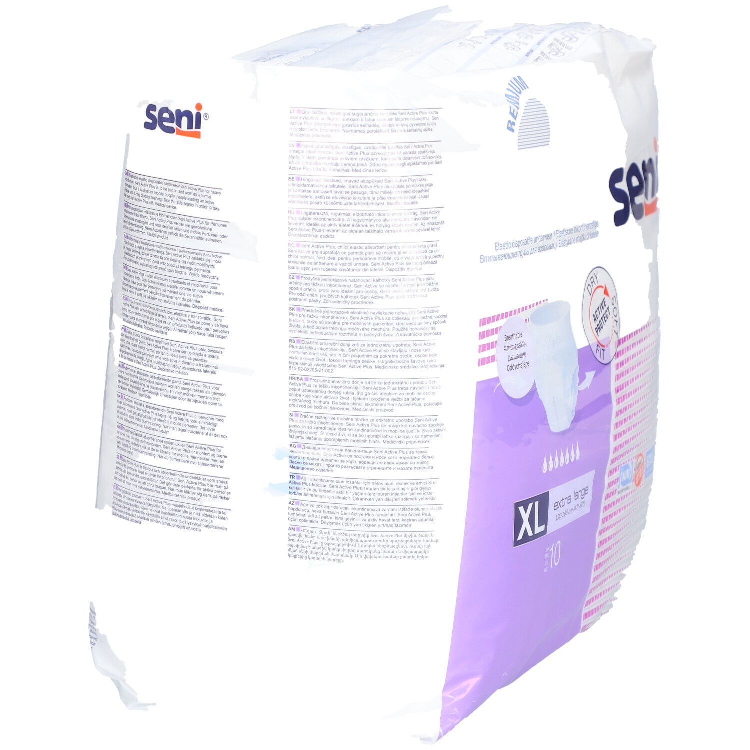 SENI Active Plus Culotte d'incontinence XL