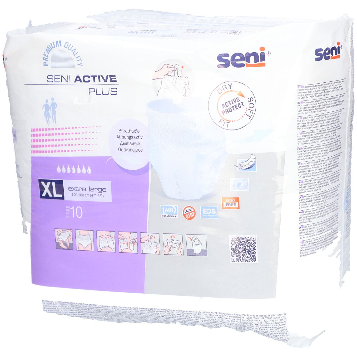 SENI Active Plus Culotte d'incontinence XL