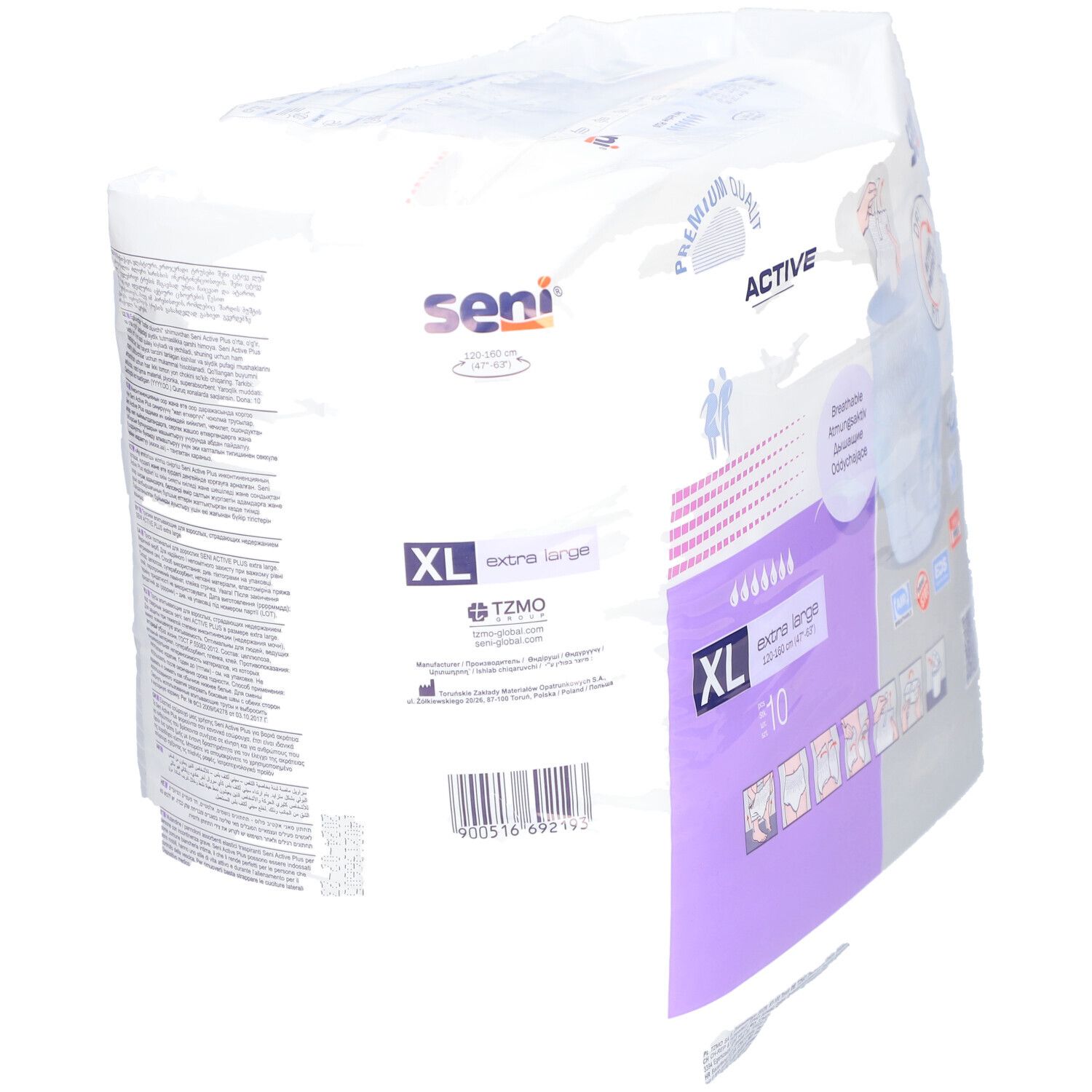 SENI Active Plus Culotte d'incontinence XL