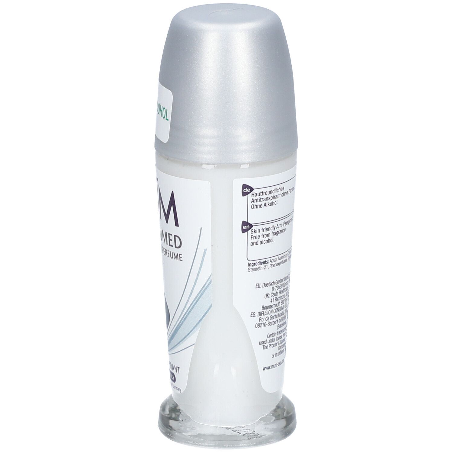 MUM Déodorant Unperfumed roll-on