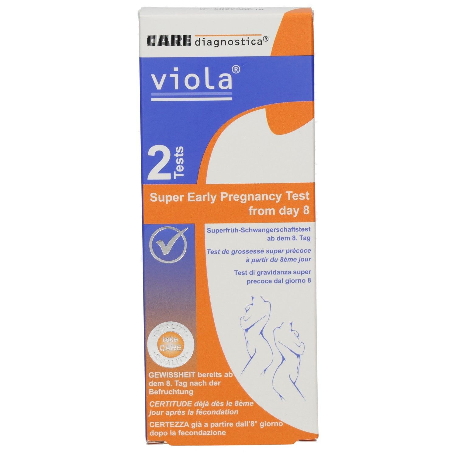 viola® Test de grossesse 2 pc(s) - Redcare Pharmacie